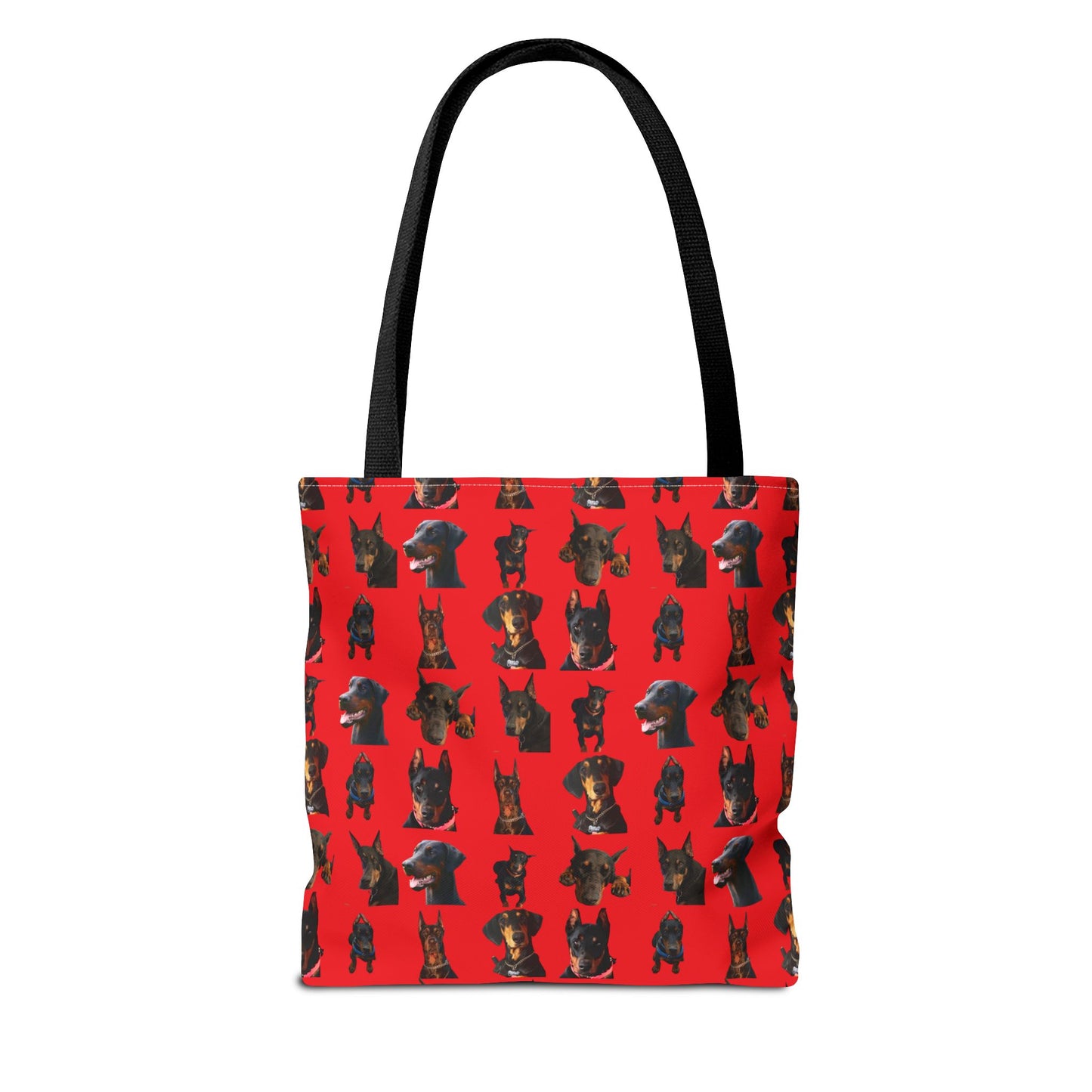 Edition 2 Doberman Model Pattern Red Tote Bag