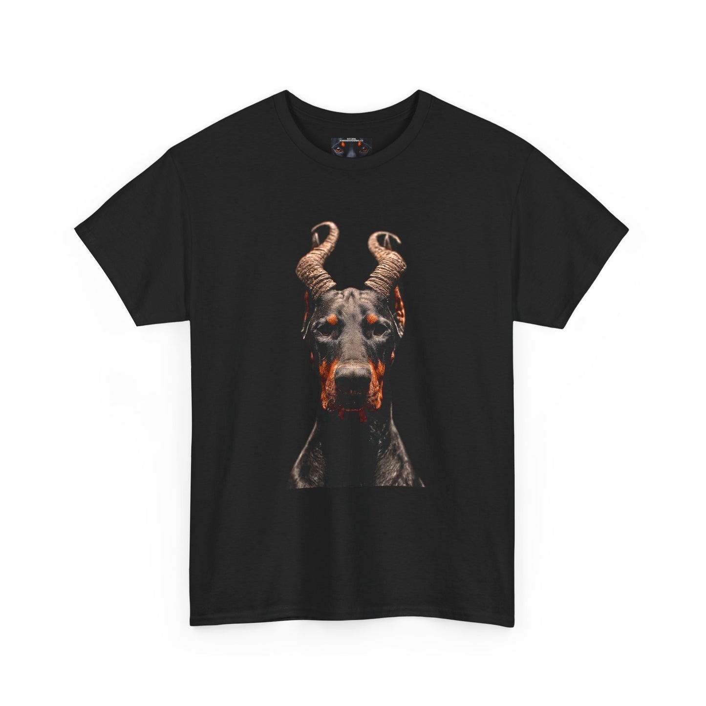 Doberman Goat 1Private Lable Unisex Heavy Cotton Tee
