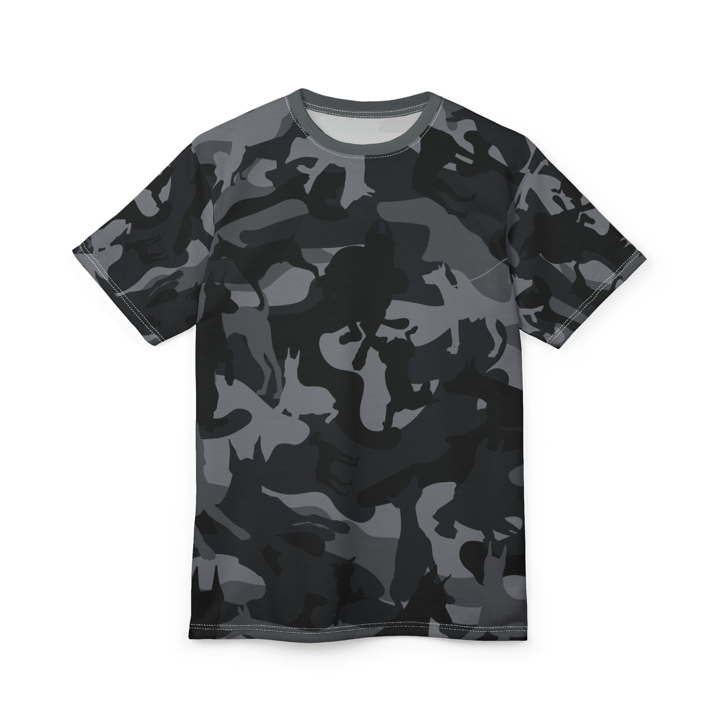Doberman Camo 11 Unisex Cut & Sew Tee (AOP)