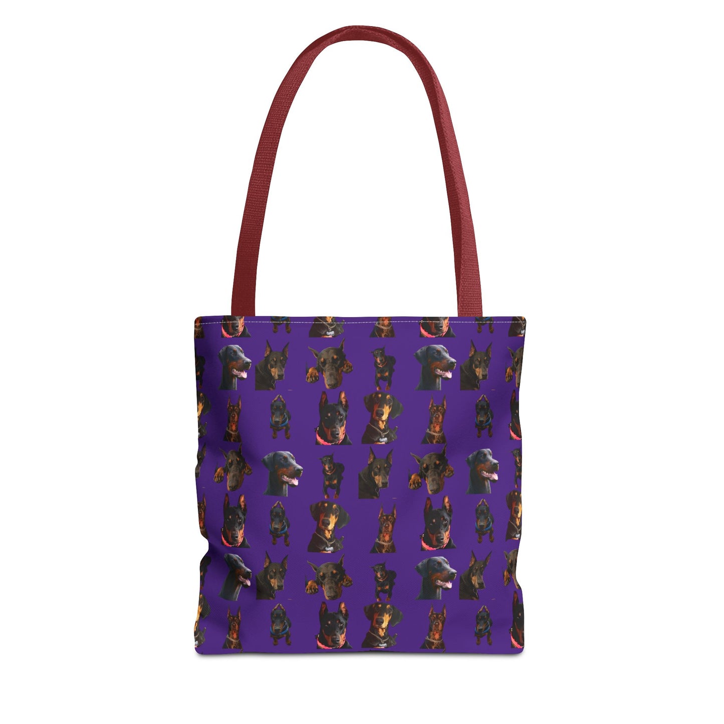 Edition 2 Doberman Model Pattern Purple Tote Bag