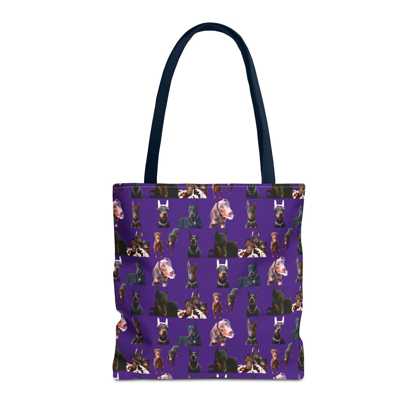 Edition 10 Doberman Model Pattern Purple Tote Bag