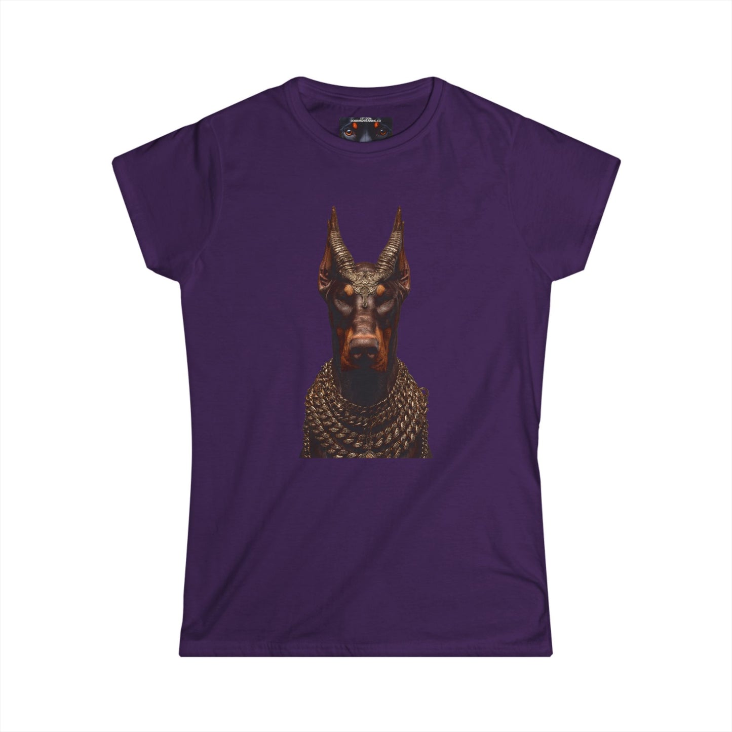 Doberman Goat 4 Women's Softstyle Tee