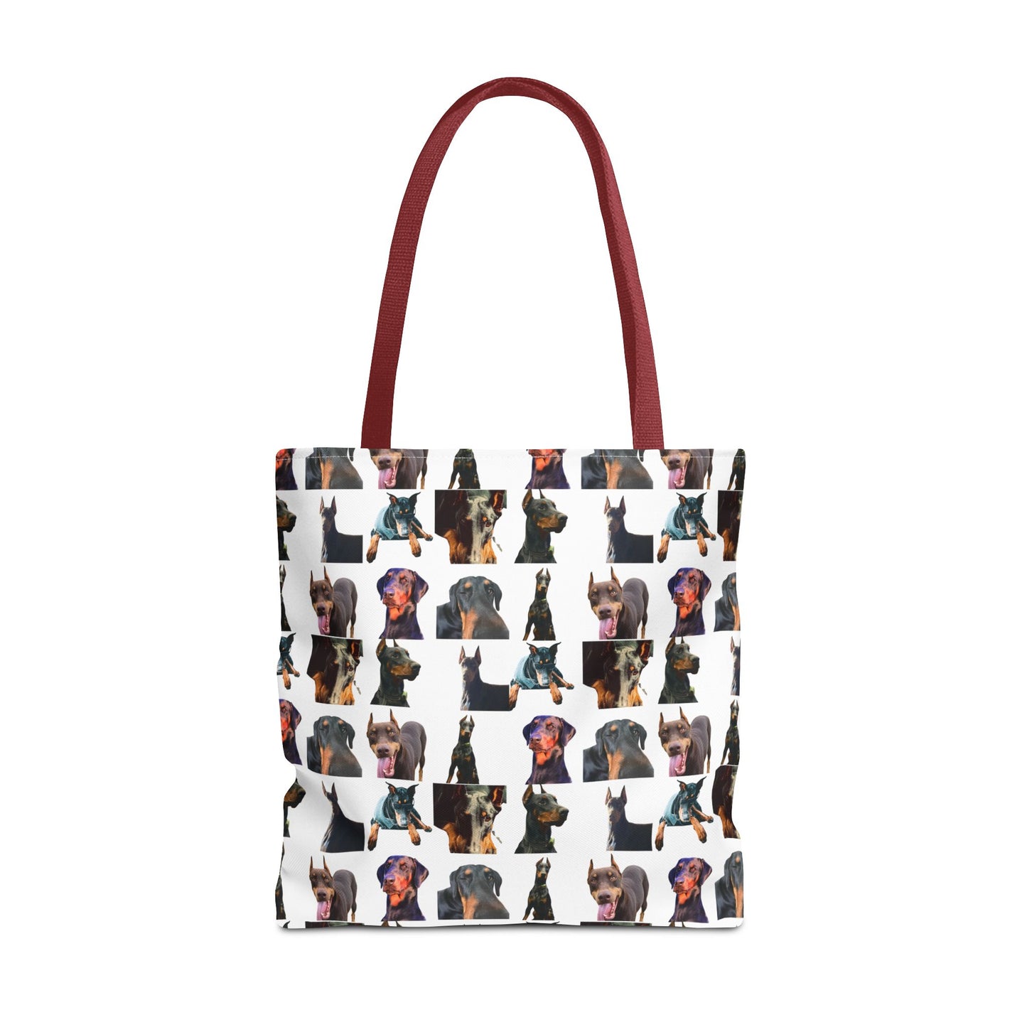 Edition 3 Doberman Model Pattern White Tote Bag