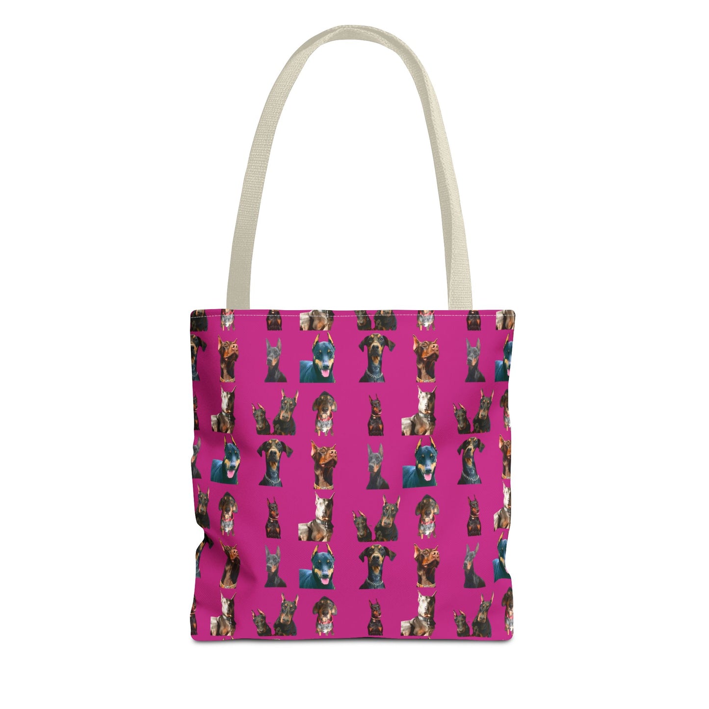 Edition 4 Doberman Model Pattern Pink Tote Bag