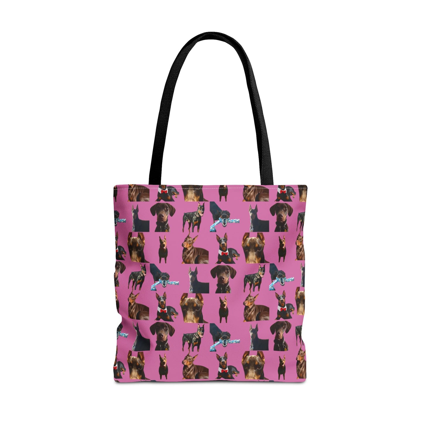 Edition 1 Doberman Model Pattern Pink Tote Bag