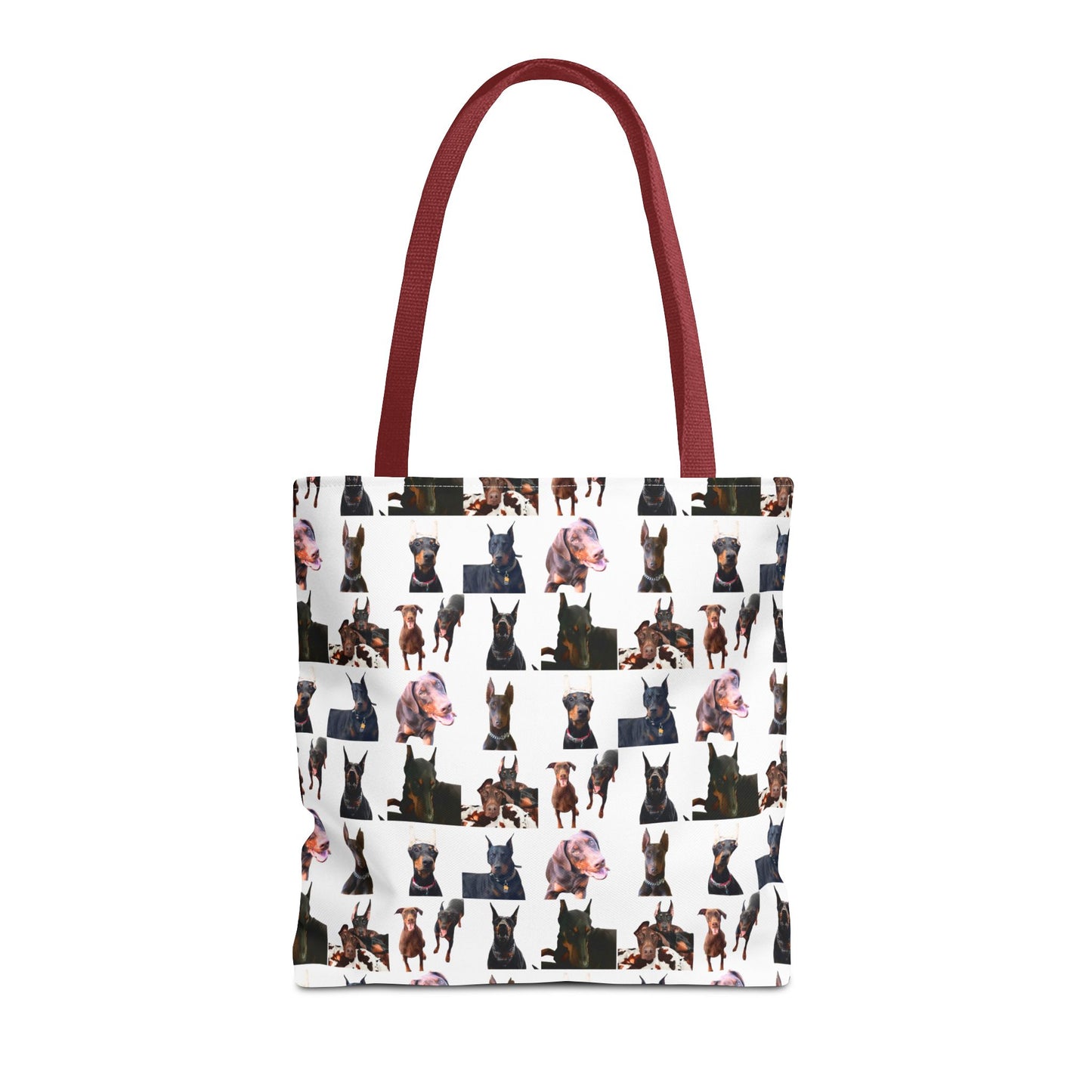 Edition 10 Doberman Model Pattern White Tote Bag