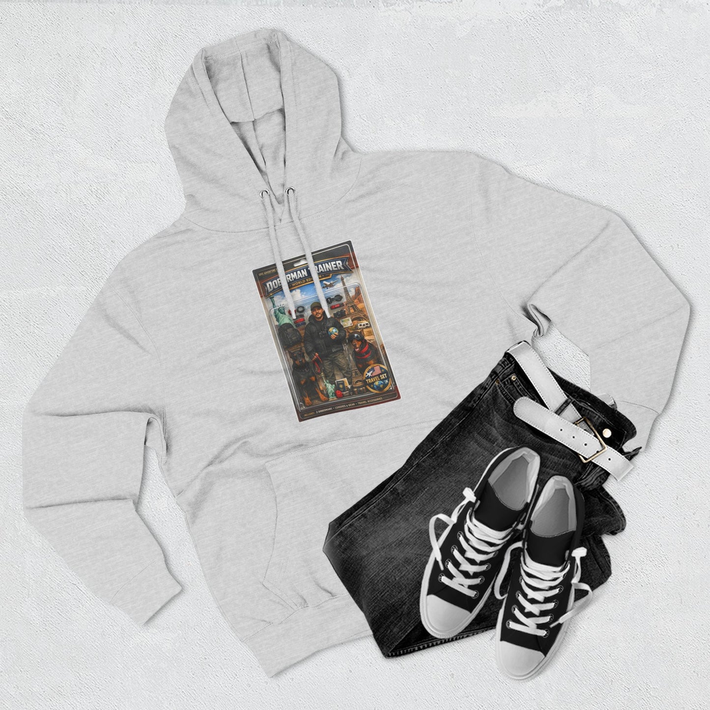 Custom Three-Panel Fleece Hoodie