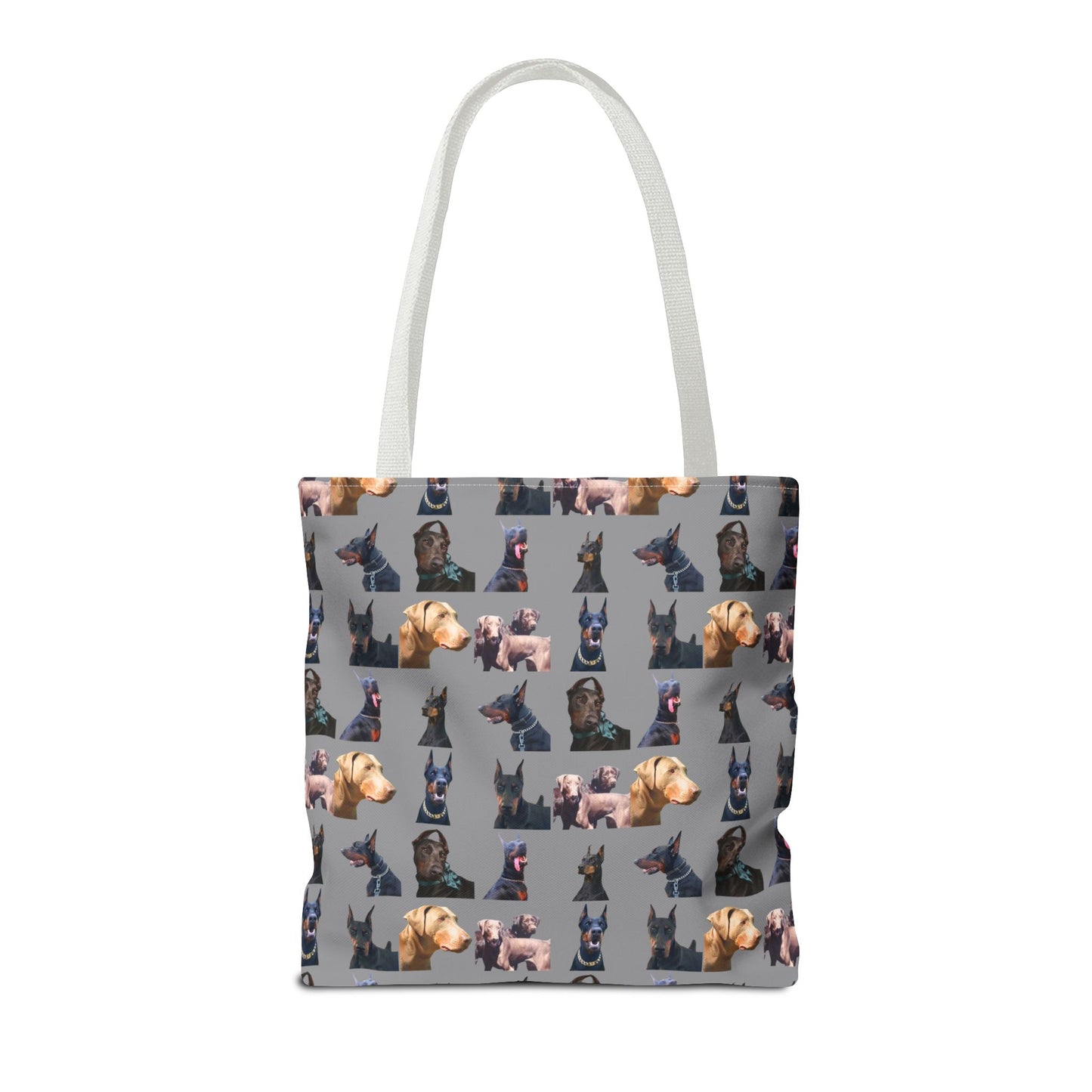 Edition 8 Doberman Model Pattern Gray Tote Bag
