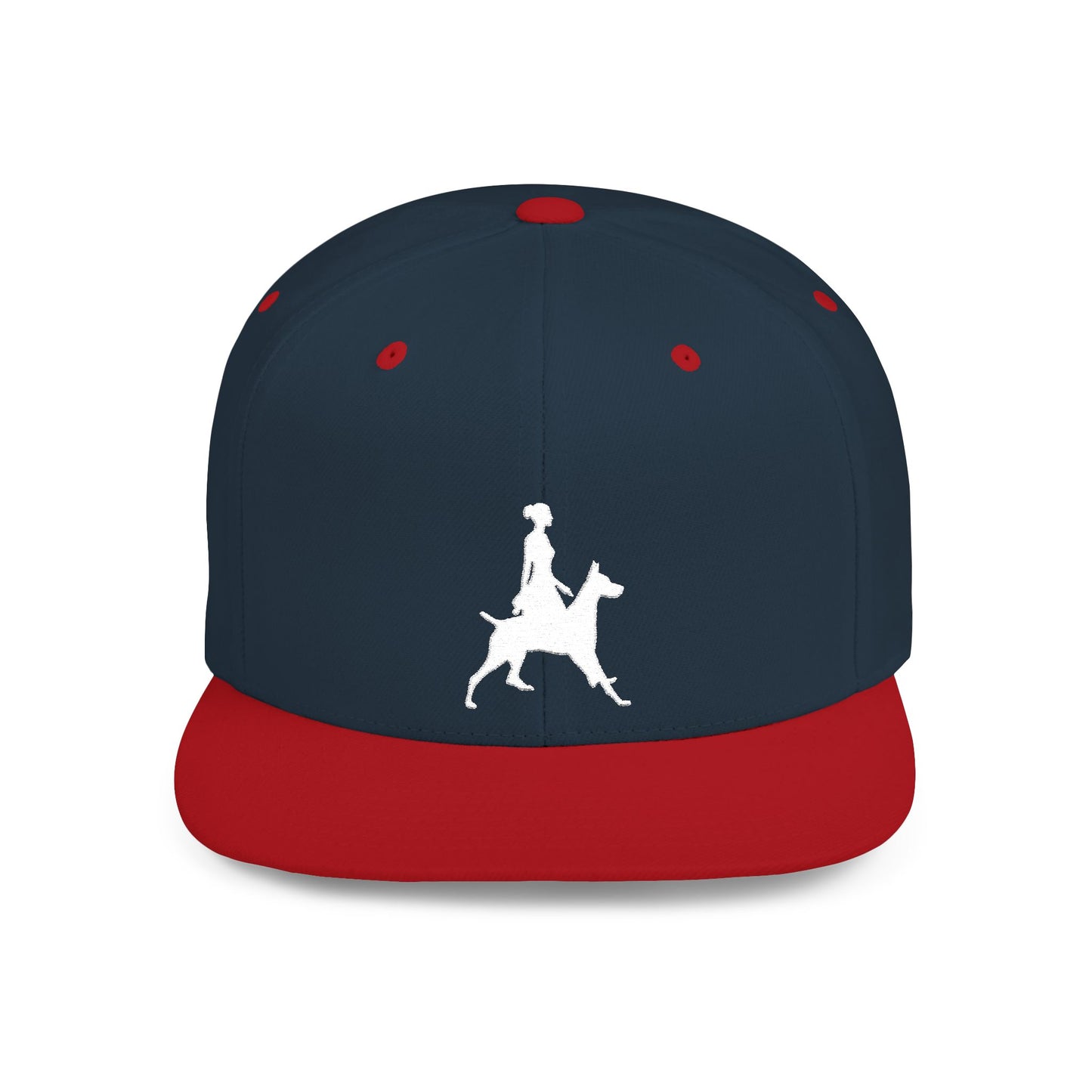 Queen 2 Embroidered Flat Bill Snapback
