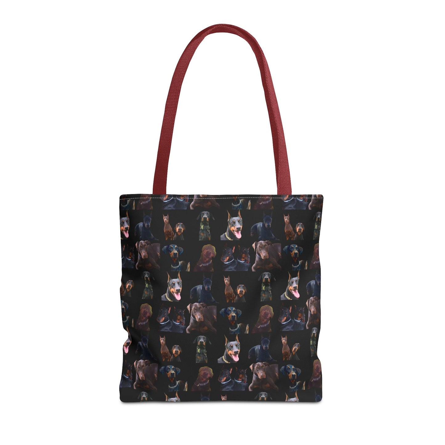 Edition 5 Doberman Model Pattern Black Tote Bag