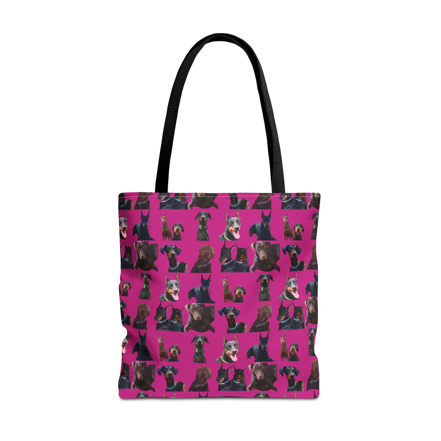 Rdition 5 Doberman Model Pattern Pink Tote Bag