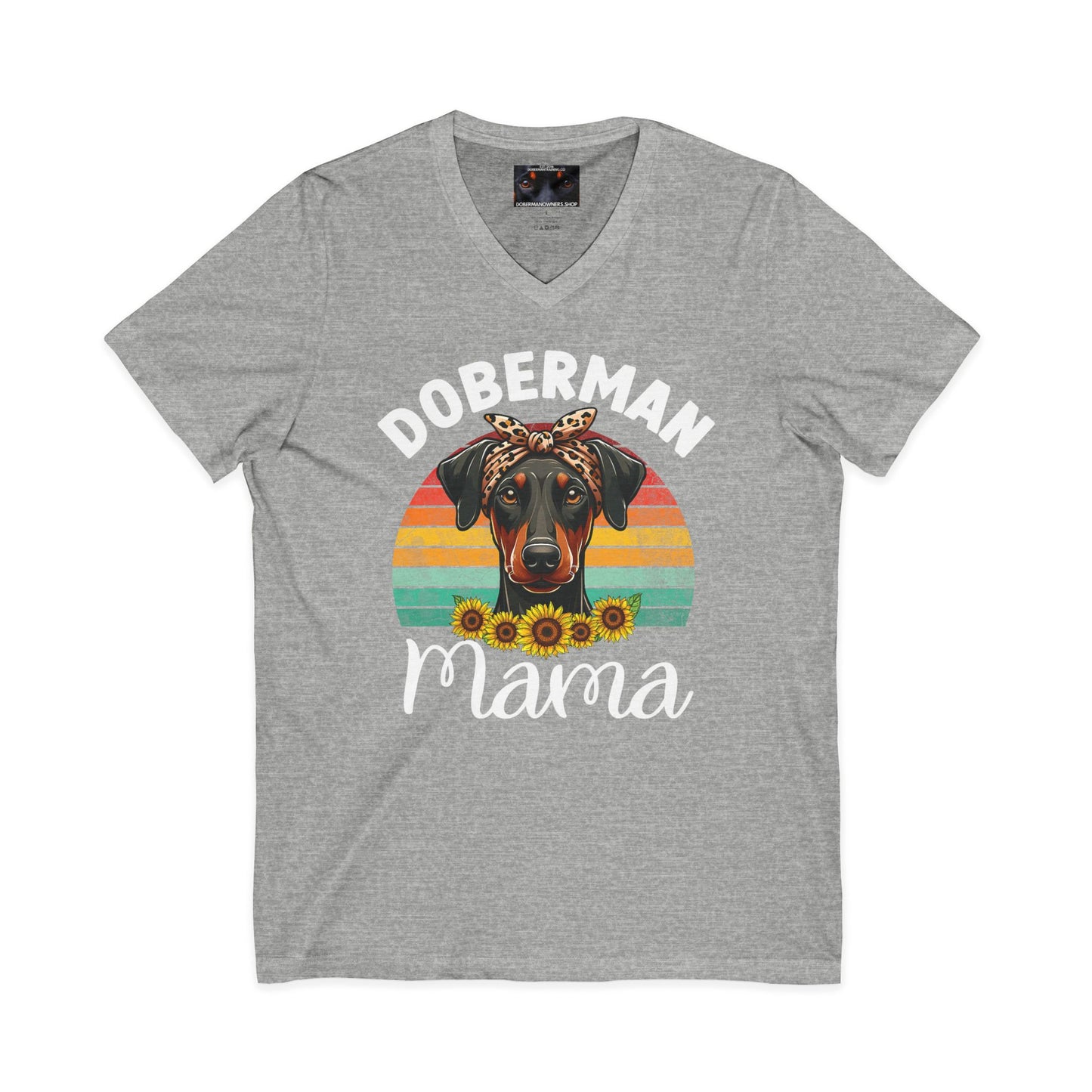 Mama 1 Private Label Unisex Jersey Short Sleeve V-Neck Tee