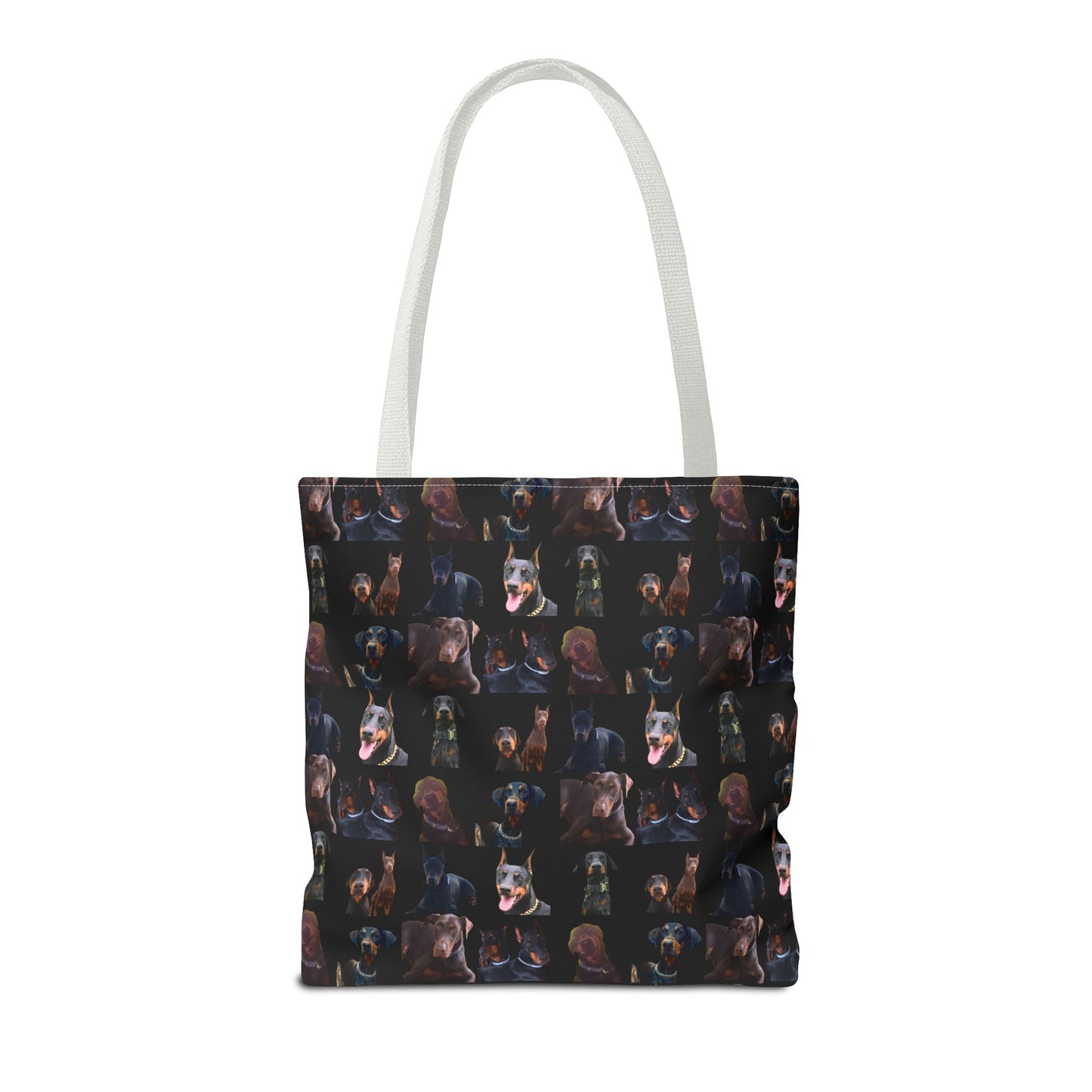 Edition 5 Doberman Model Pattern Black Tote Bag
