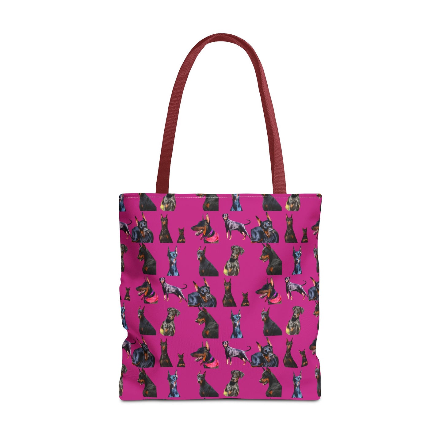 Edition 7 Doberman Model Pattern Pink Tote Bag