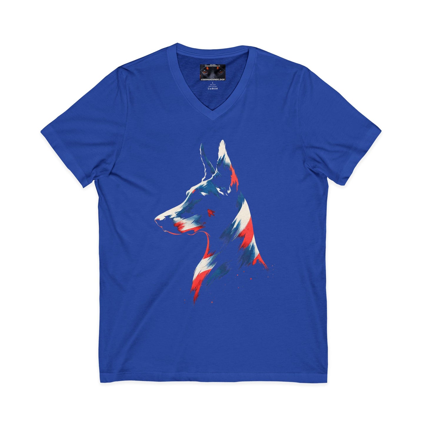 Service 1 Private Label Unisex Jersey Short Sleeve V-Neck Tee