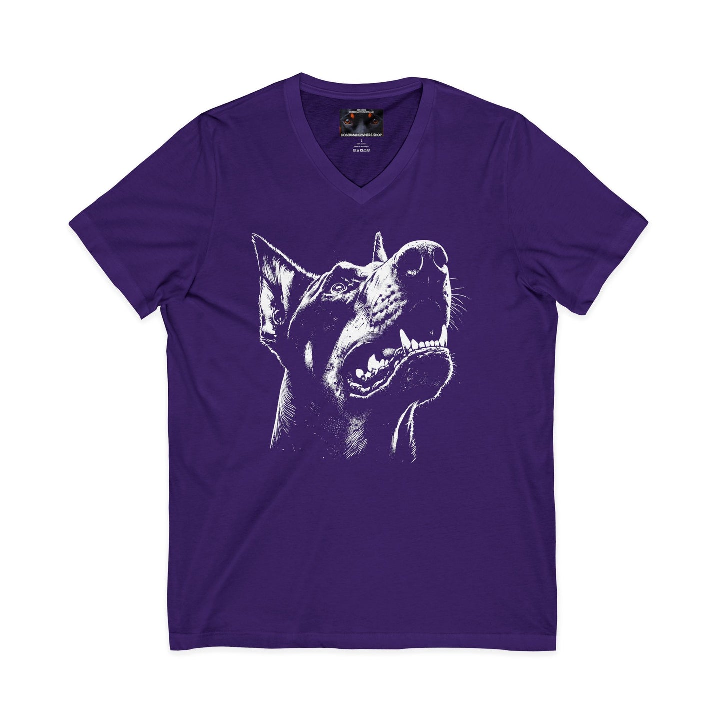 Protect 3 Private Label Unisex Jersey Short Sleeve V-Neck Tee
