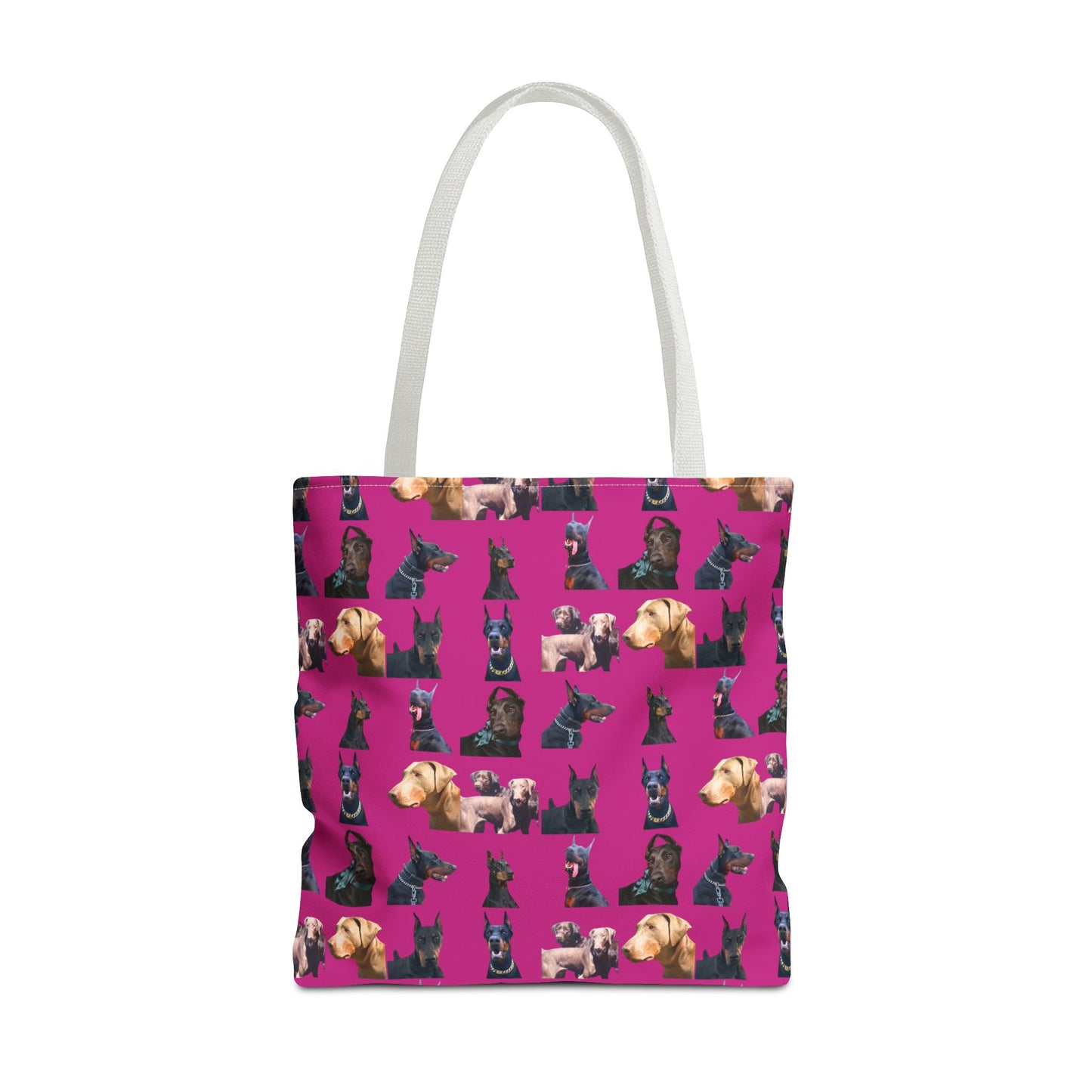 Edition 8 Doberman Model Pattern Pink Tote Bag