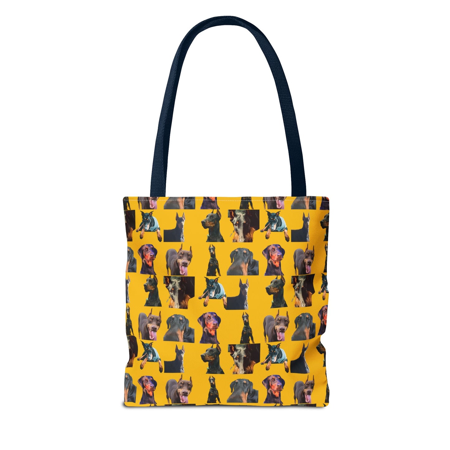 Edition 3 Doberman Model Pattern Yellow Tote Bag