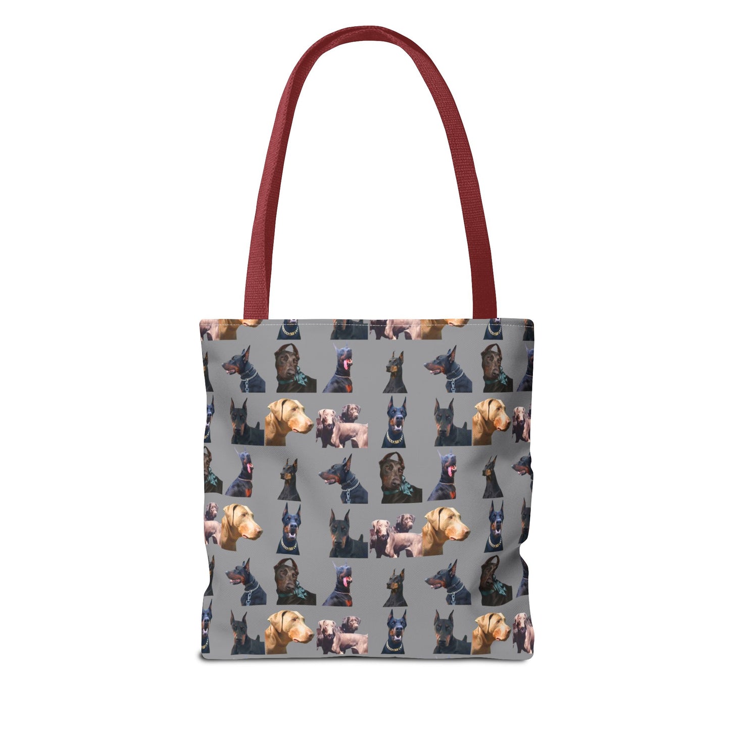Edition 8 Doberman Model Pattern Gray Tote Bag