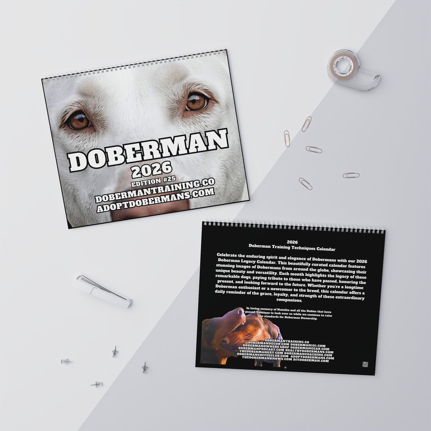 Edition 25 2026 Doberman Calendars
