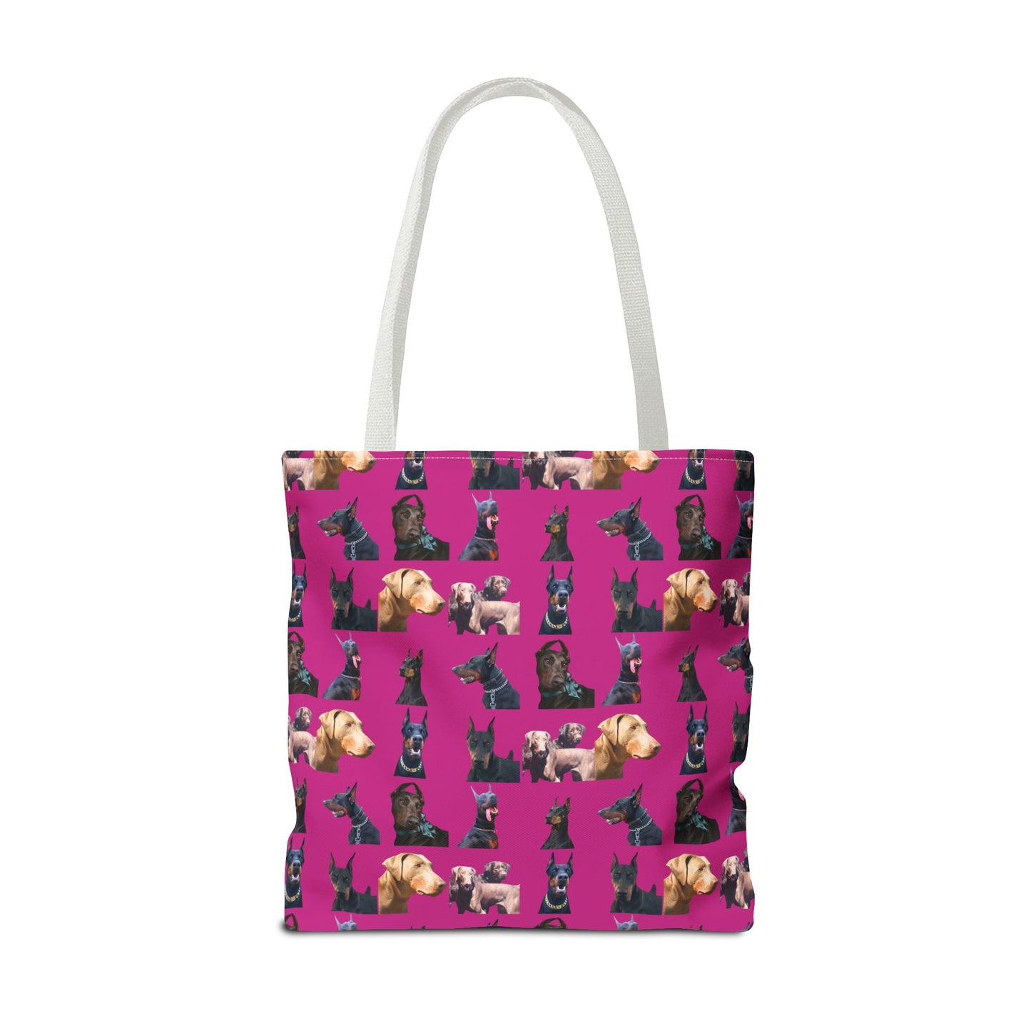 Edition 8 Doberman Model Pattern Pink Tote Bag