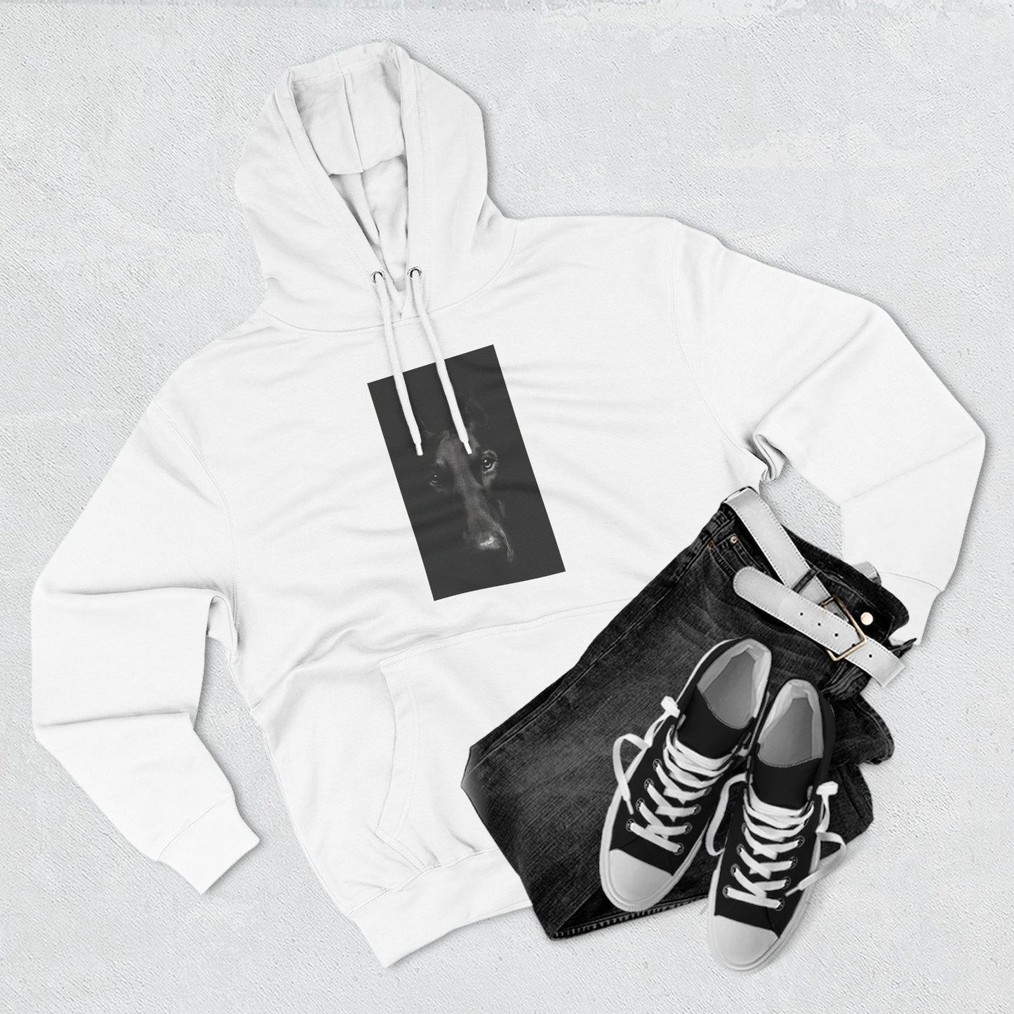 Eye see you Three-Panel Fleece Hoodie