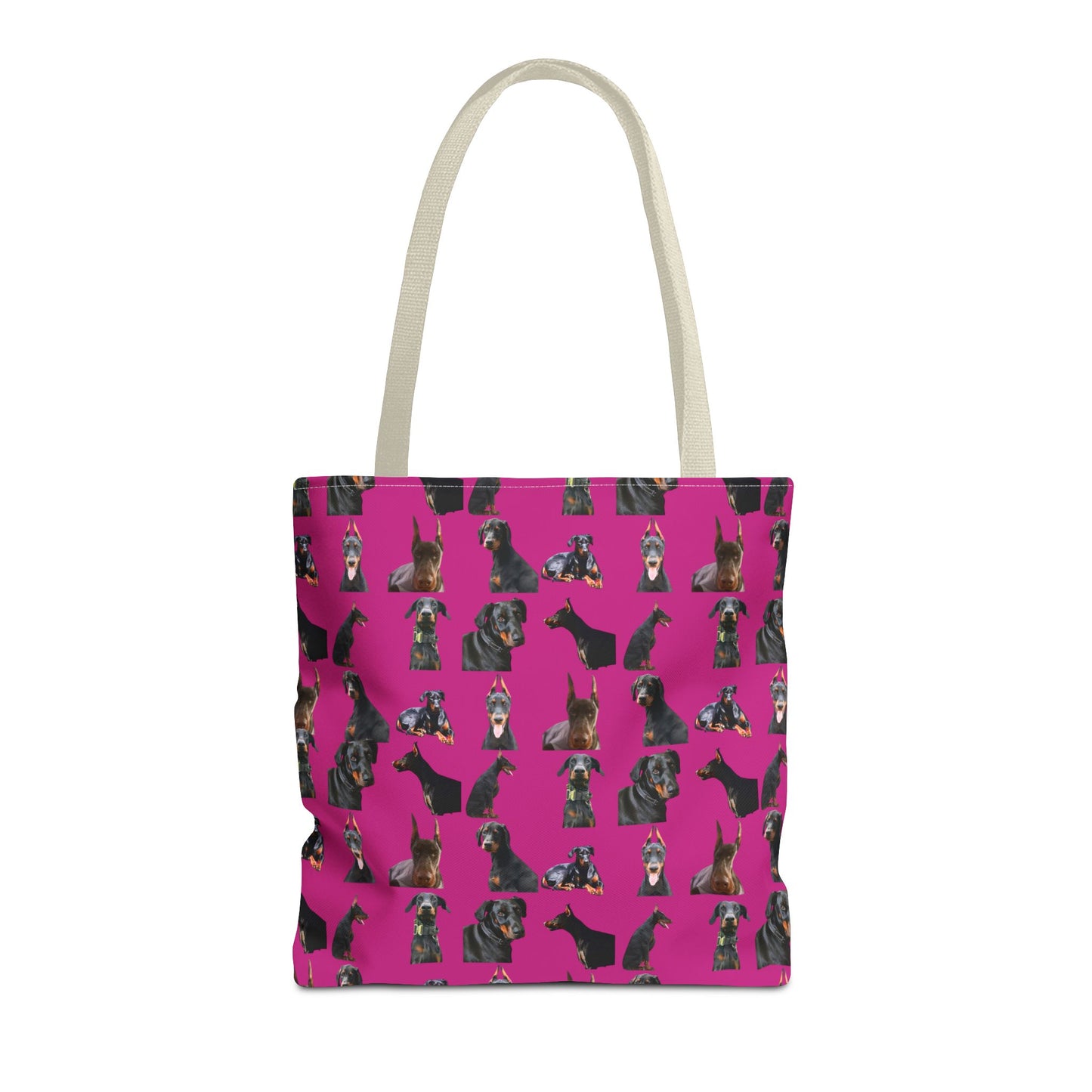 Edition 6 Doberman Model Pattern Pink Tote Bag