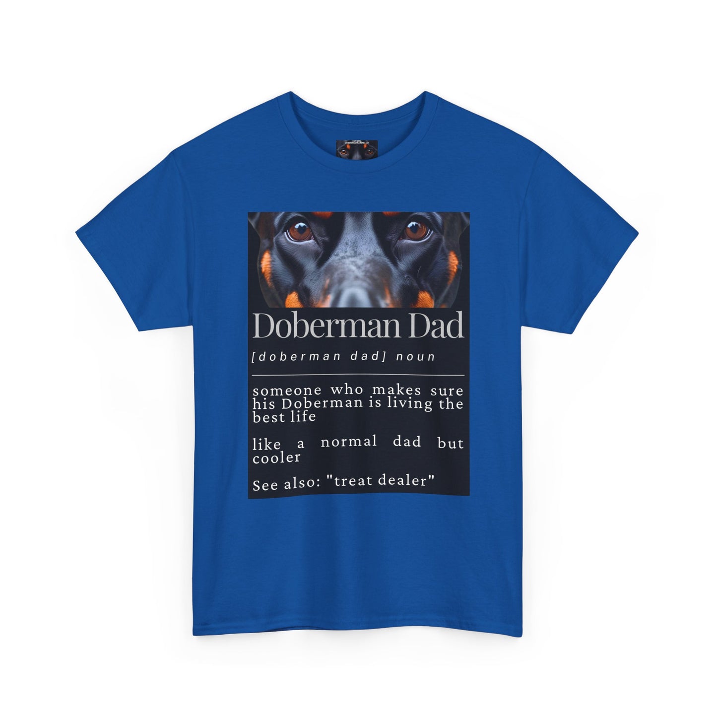 Doberman Dad S1 Private Lable Unisex Heavy Cotton Tee