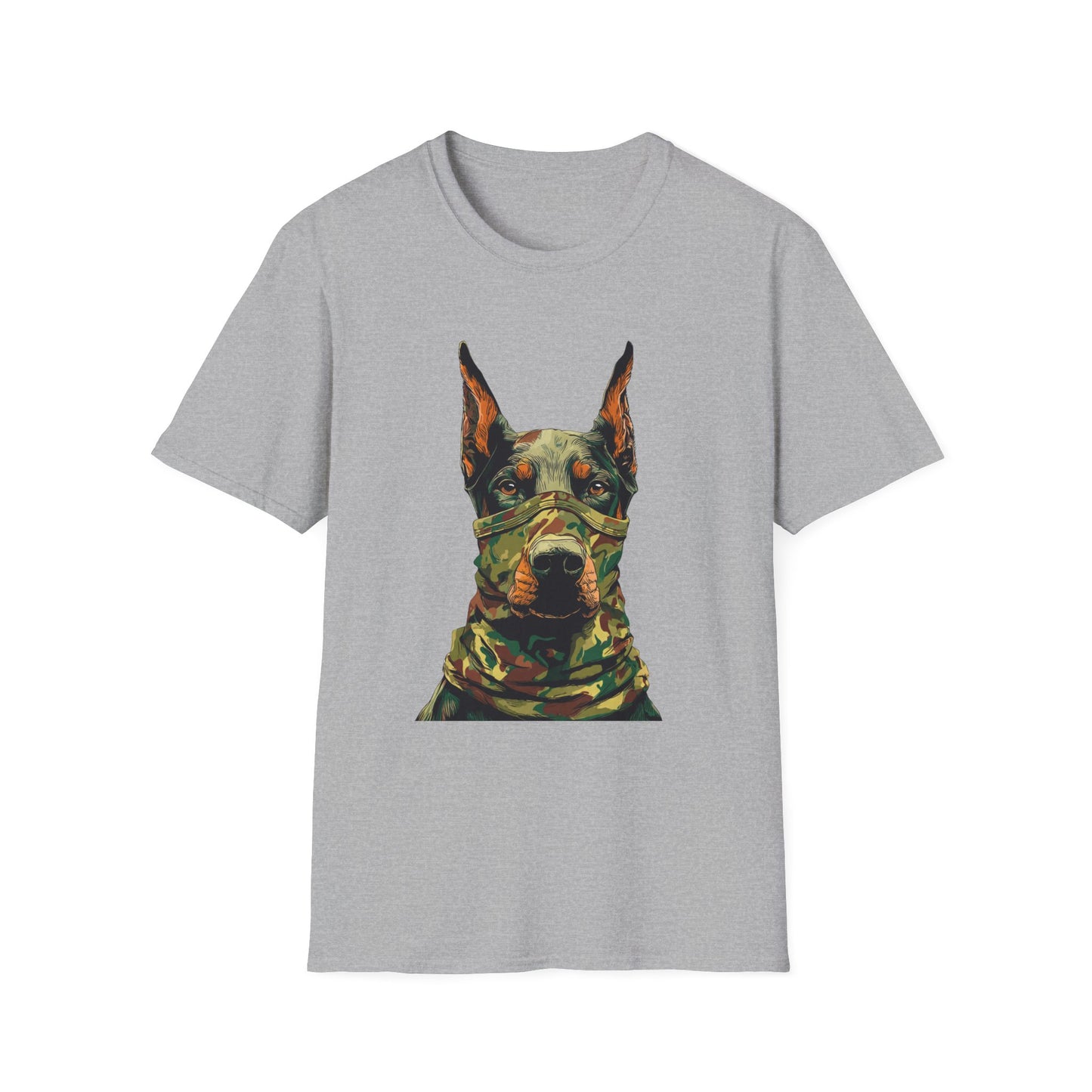 Doberman 4 Portrait T‑Shirt