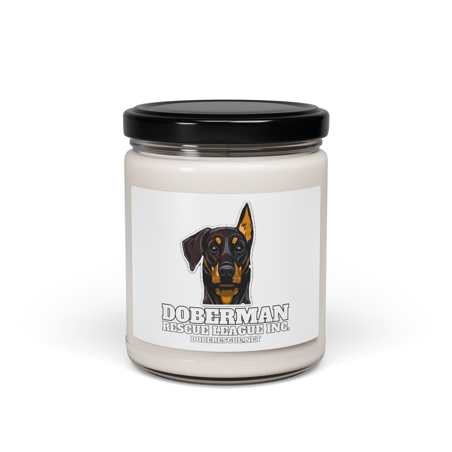 Doberman Rescue League Scented Soy Candle, 9oz