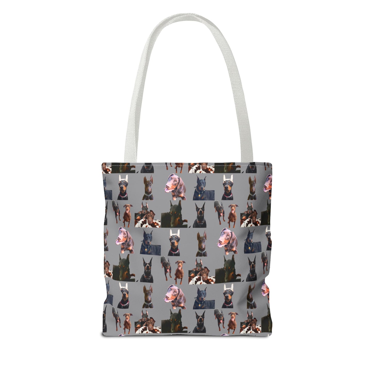 Edition 10 Doberman Model Pattern Gray Tote Bag