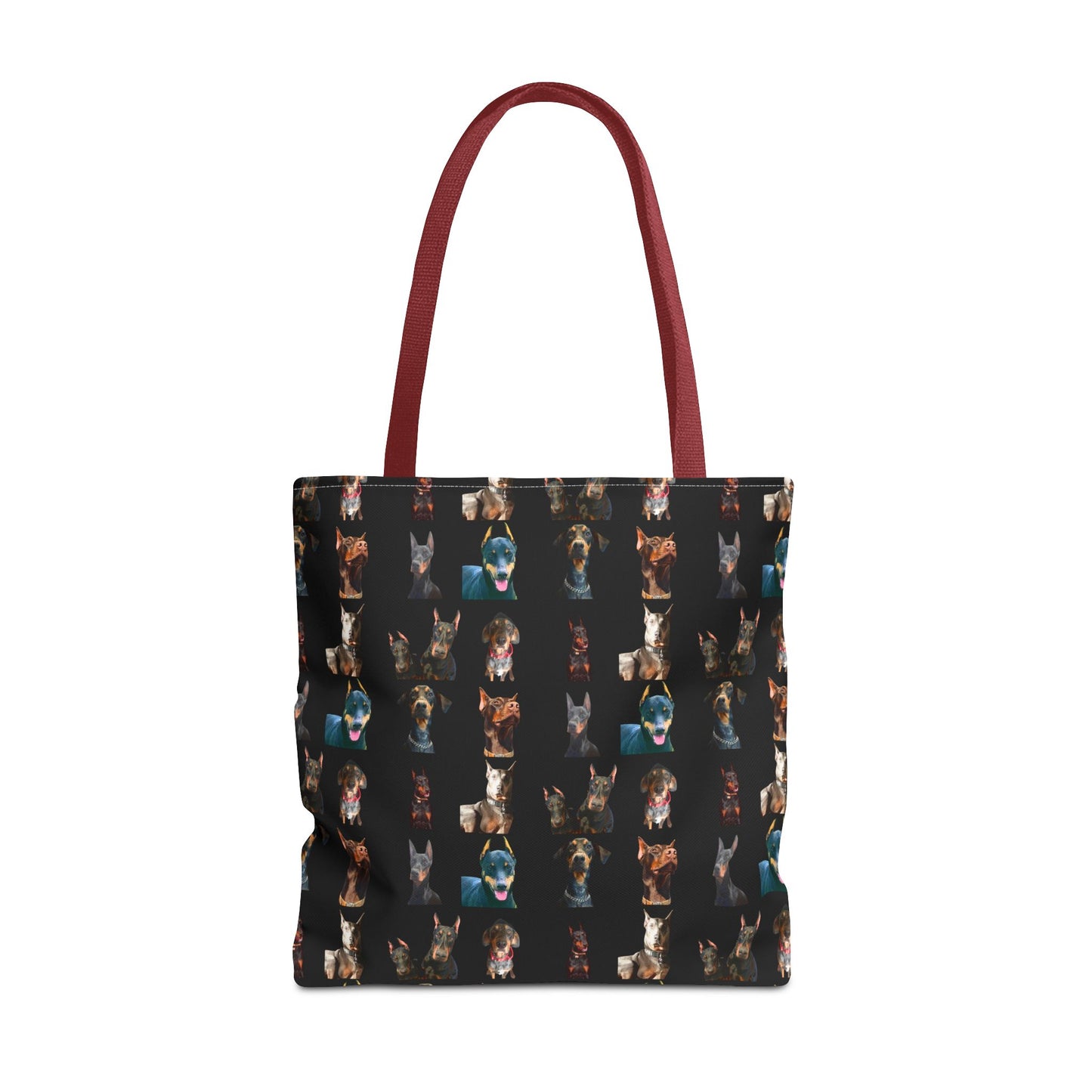 Edition 4 Doberman Model Pattern Black Tote Bag