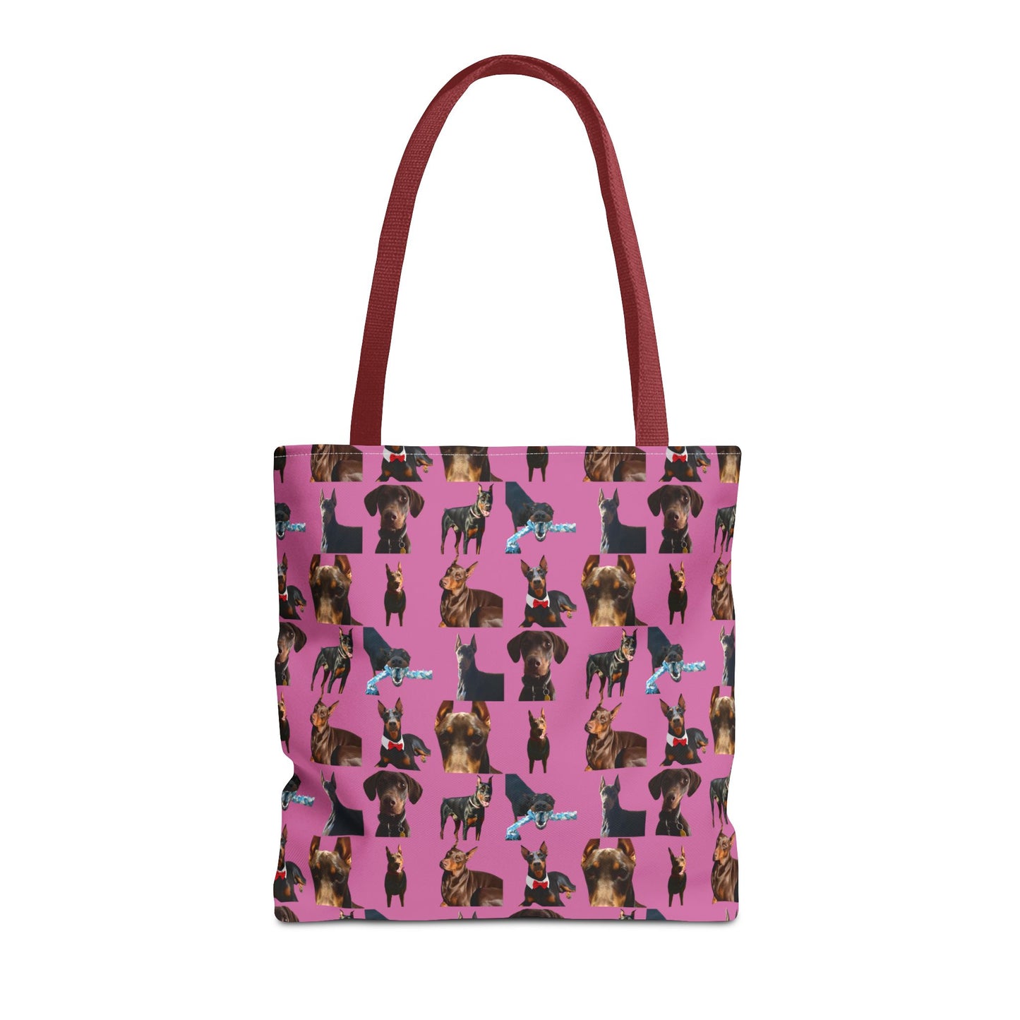 Edition 1 Doberman Model Pattern Pink Tote Bag