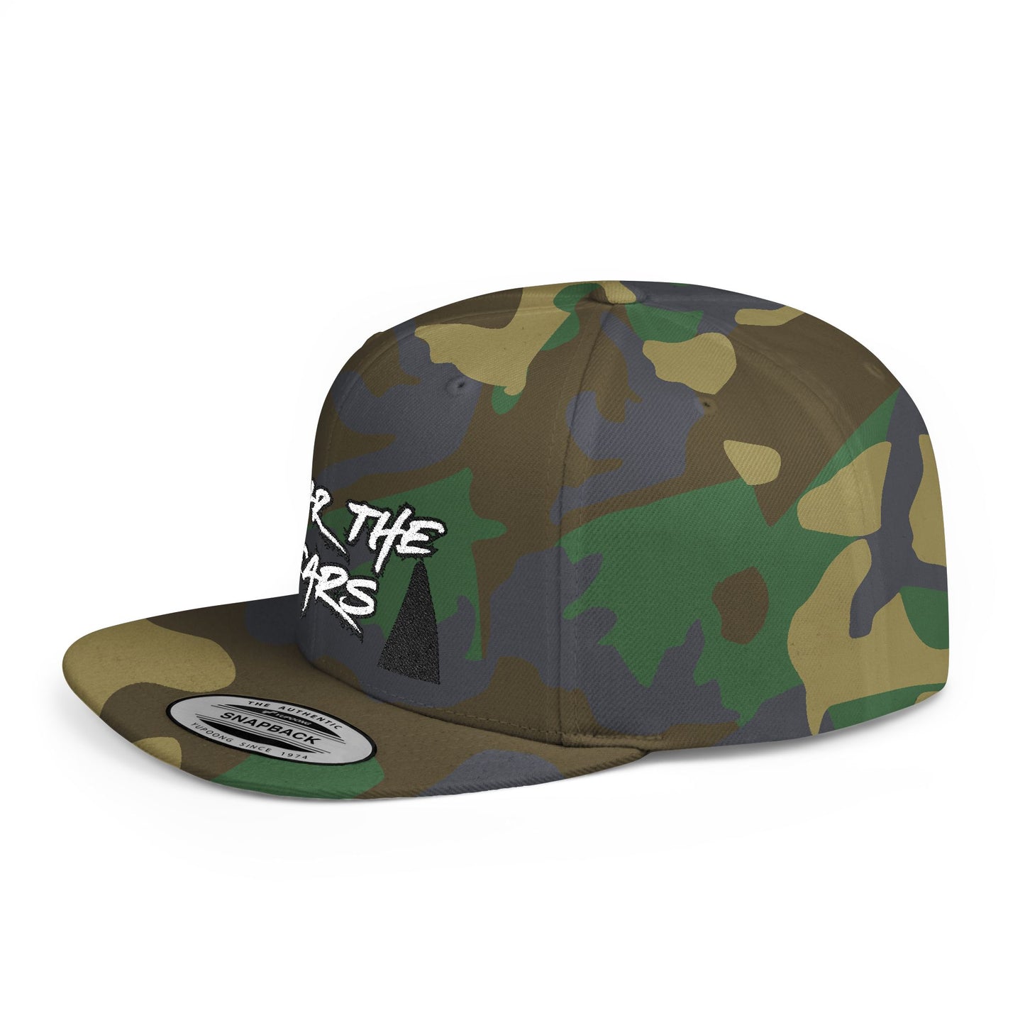 Ears 2 Embroidered Flat Bill Snapback