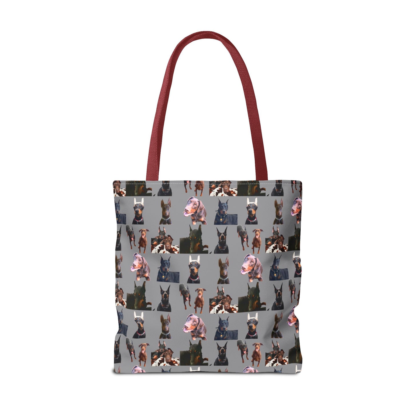 Edition 10 Doberman Model Pattern Gray Tote Bag