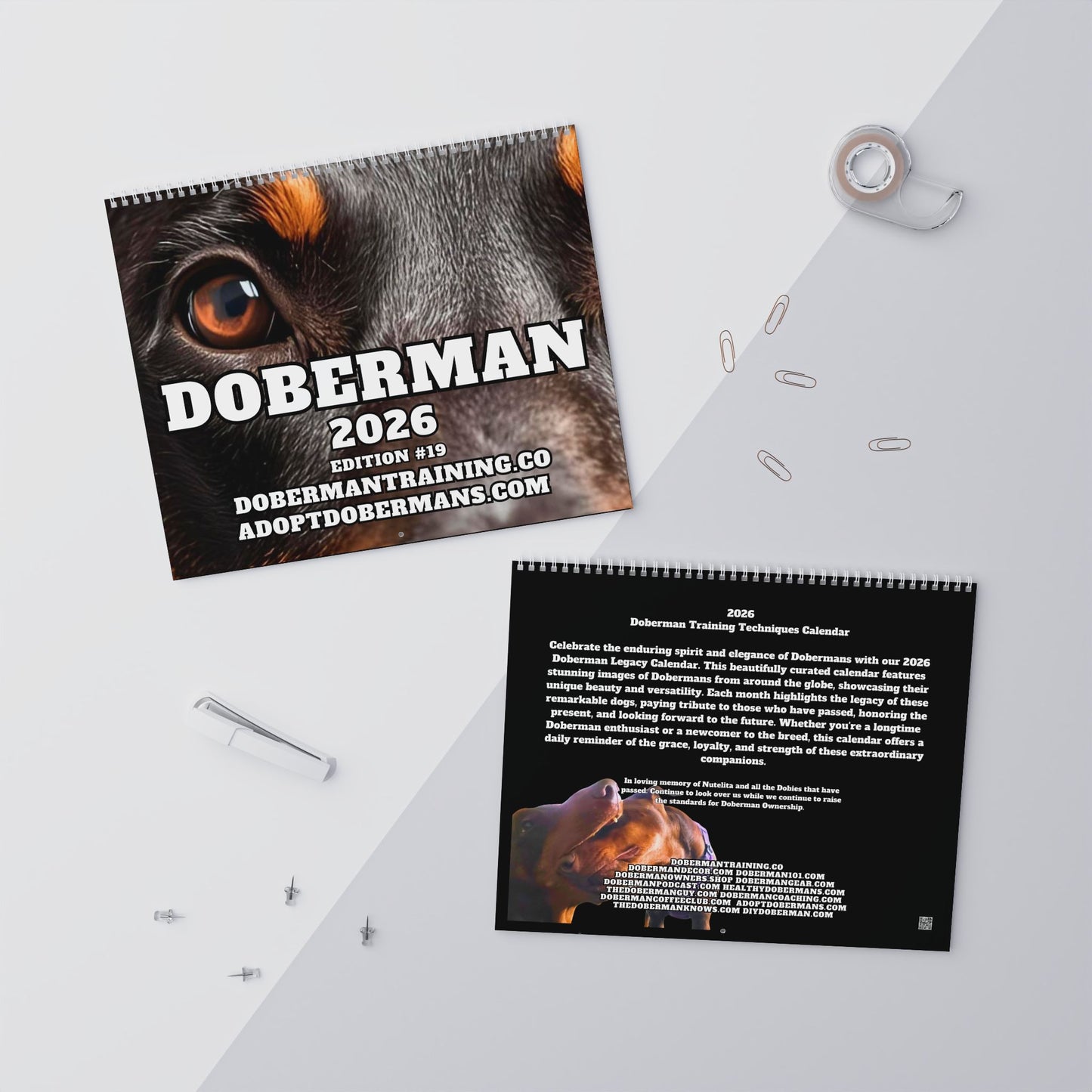 Edition 19 2026 Doberman Calendars