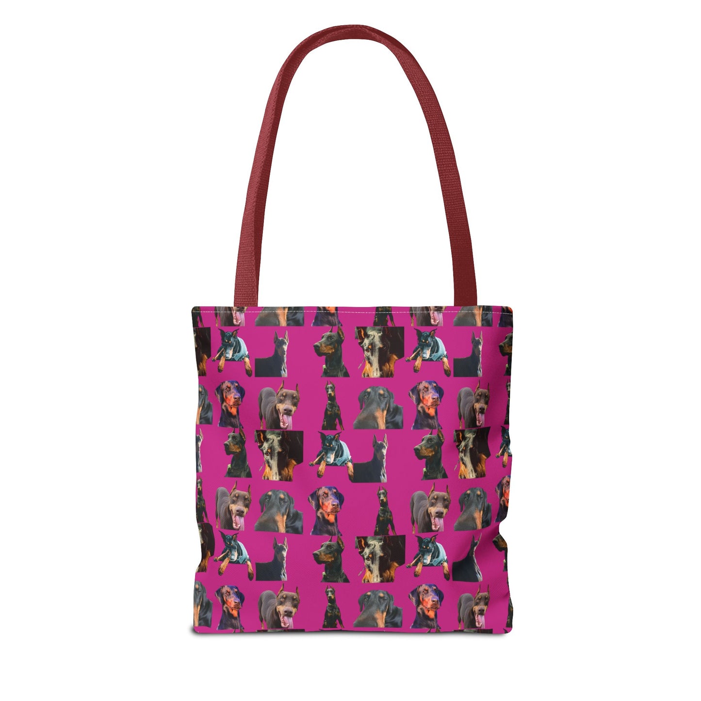 Edition 3 Doberman Model Pattern Pink Tote Bag