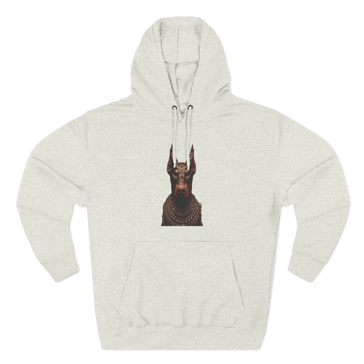 Doberman Goat 4 Fleece Hoodie