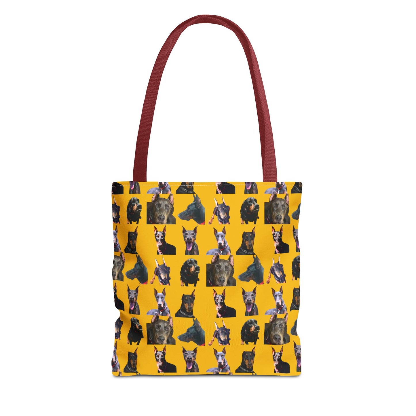 Edition 11 Doberman Model Pattern Yellow Tote Bag