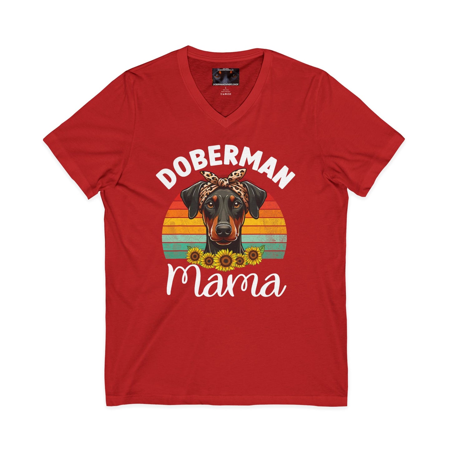 Mama 1 Private Label Unisex Jersey Short Sleeve V-Neck Tee