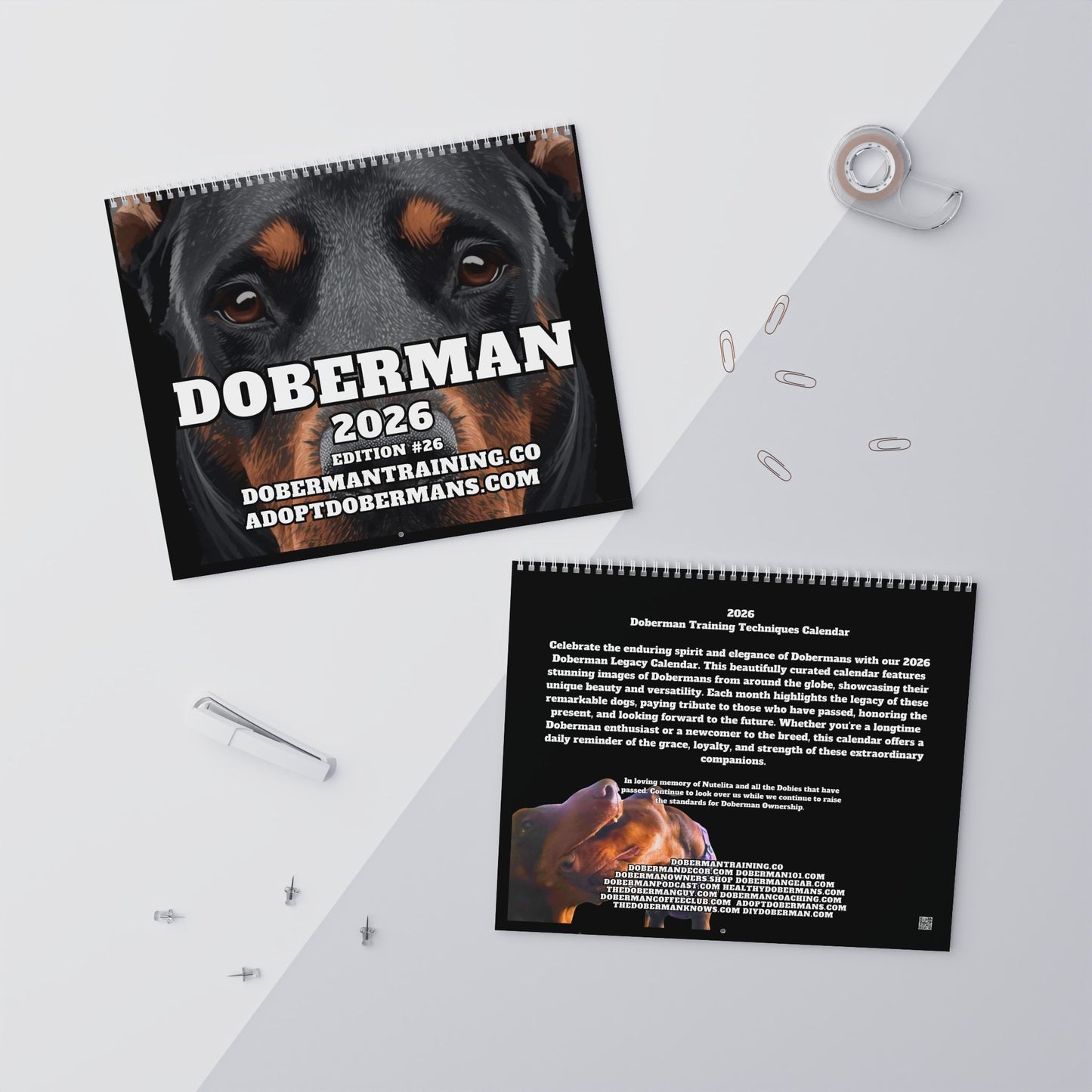 Edition 26 2026 Doberman Calendars