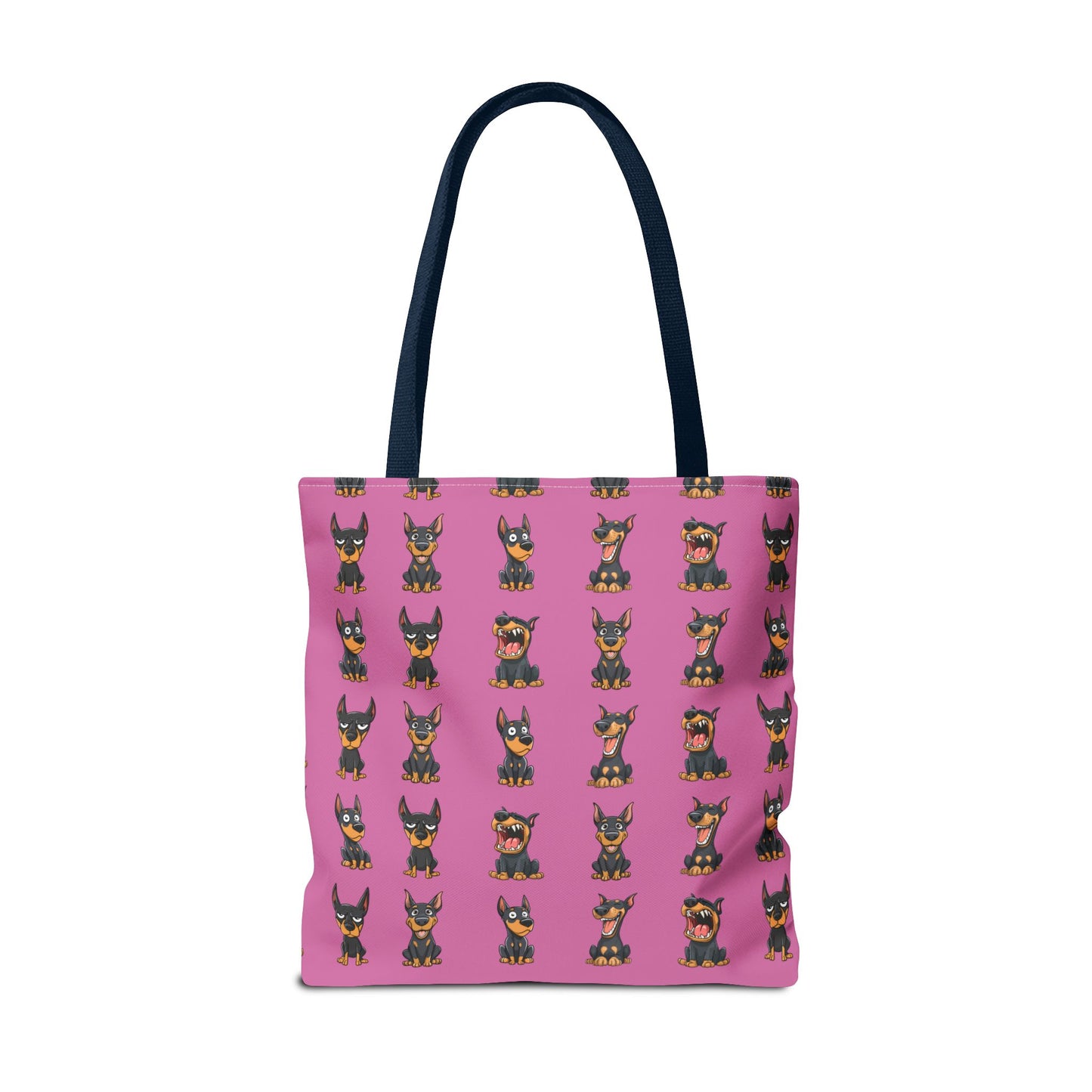 Doberman Cartoon Pattern Tote Bag