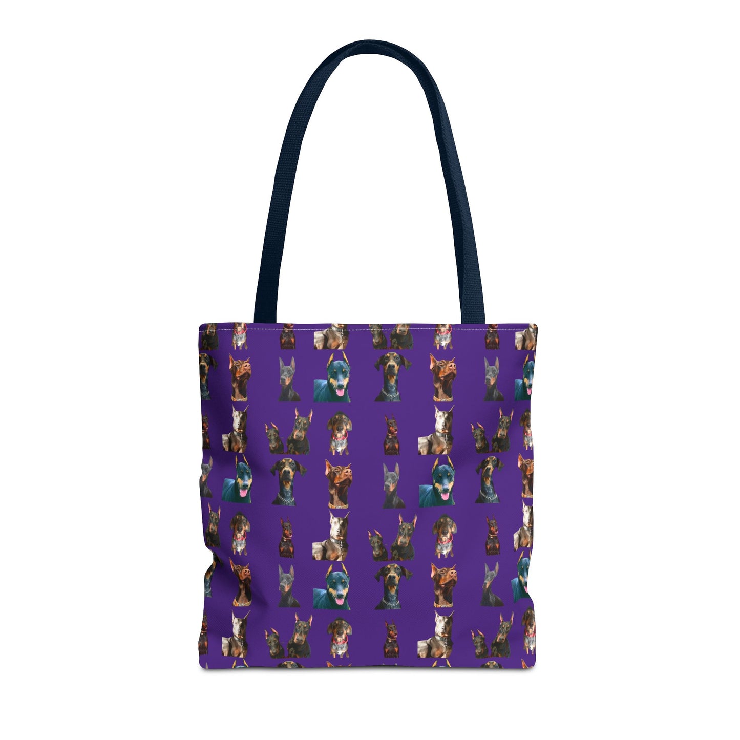 Edition 4 Doberman Model Pattern Purple Tote Bag