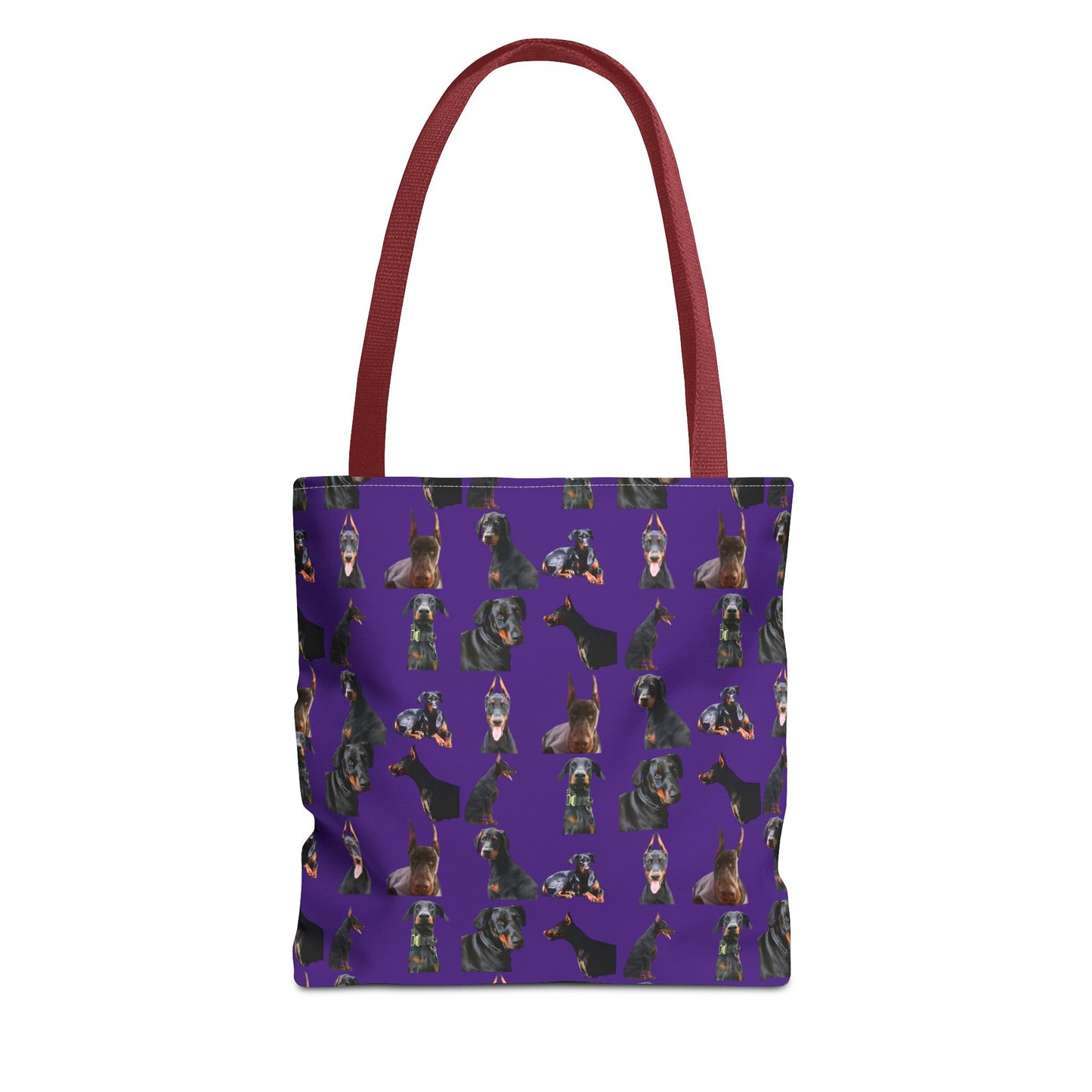 Edition 6 Doberman Model Pattern Purple Tote Bag