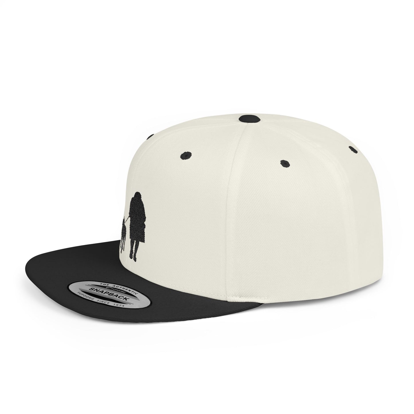 Queen 1 Embroidered Flat Bill Snapback