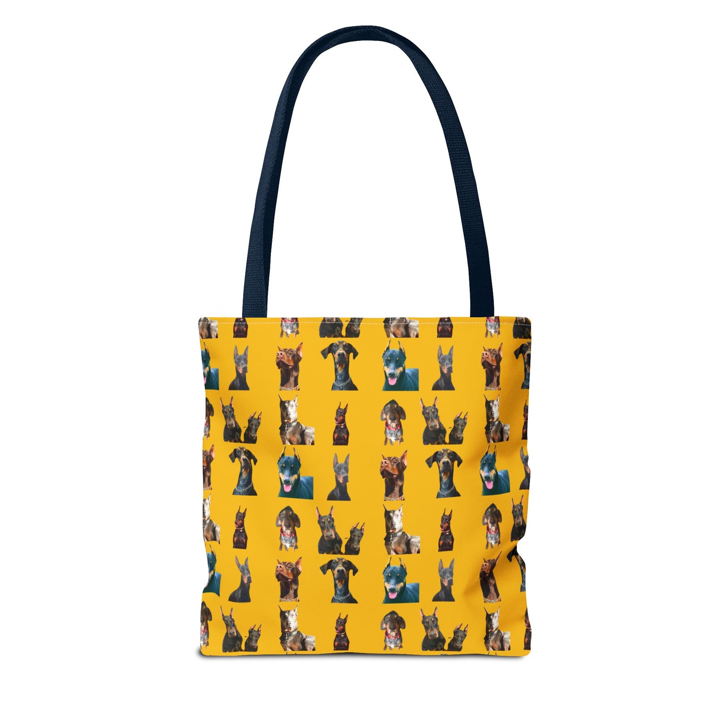 Edition 4 Doberman Model Pattern Yellow Tote Bag