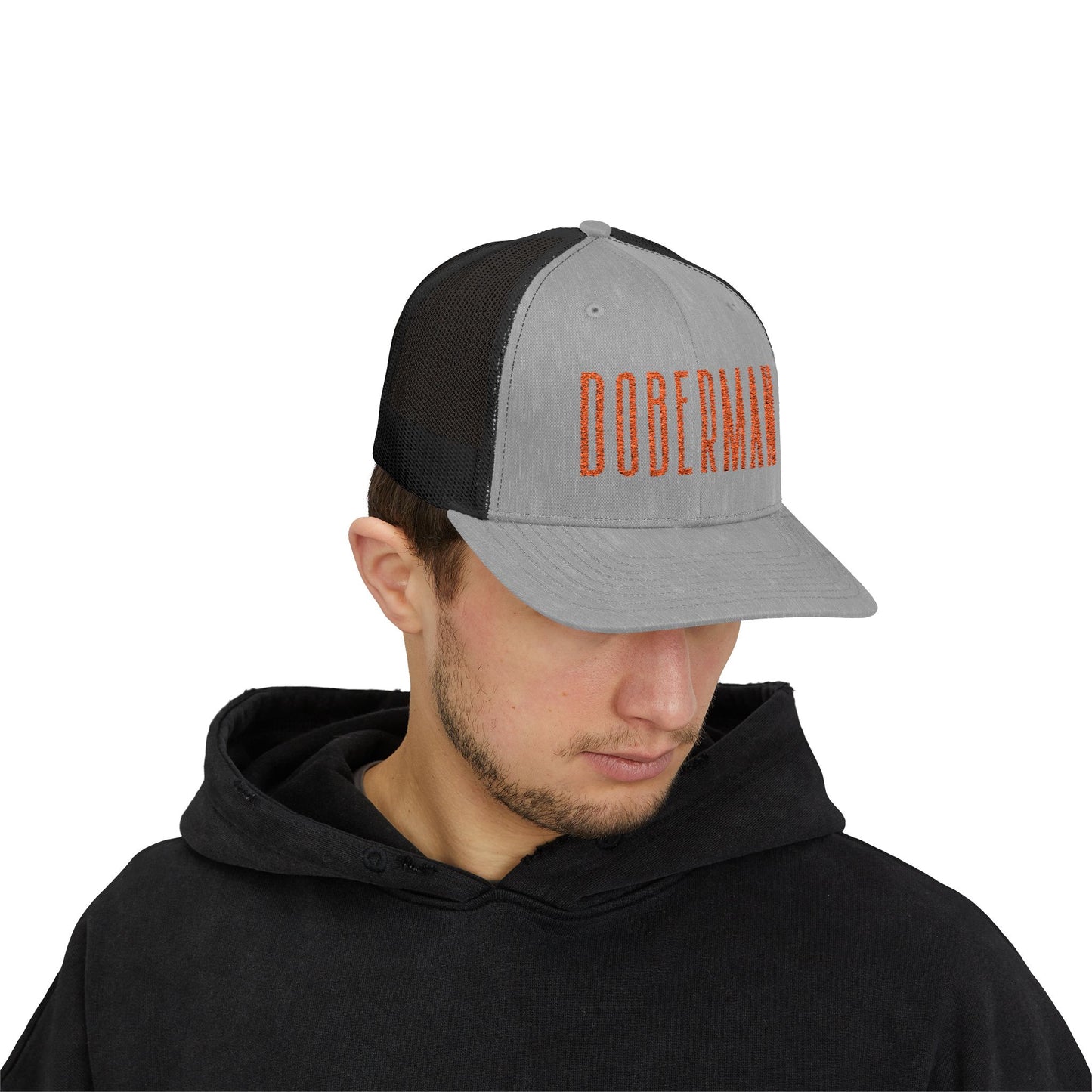Doberman T5 Silhouette Snapback Trucker Cap