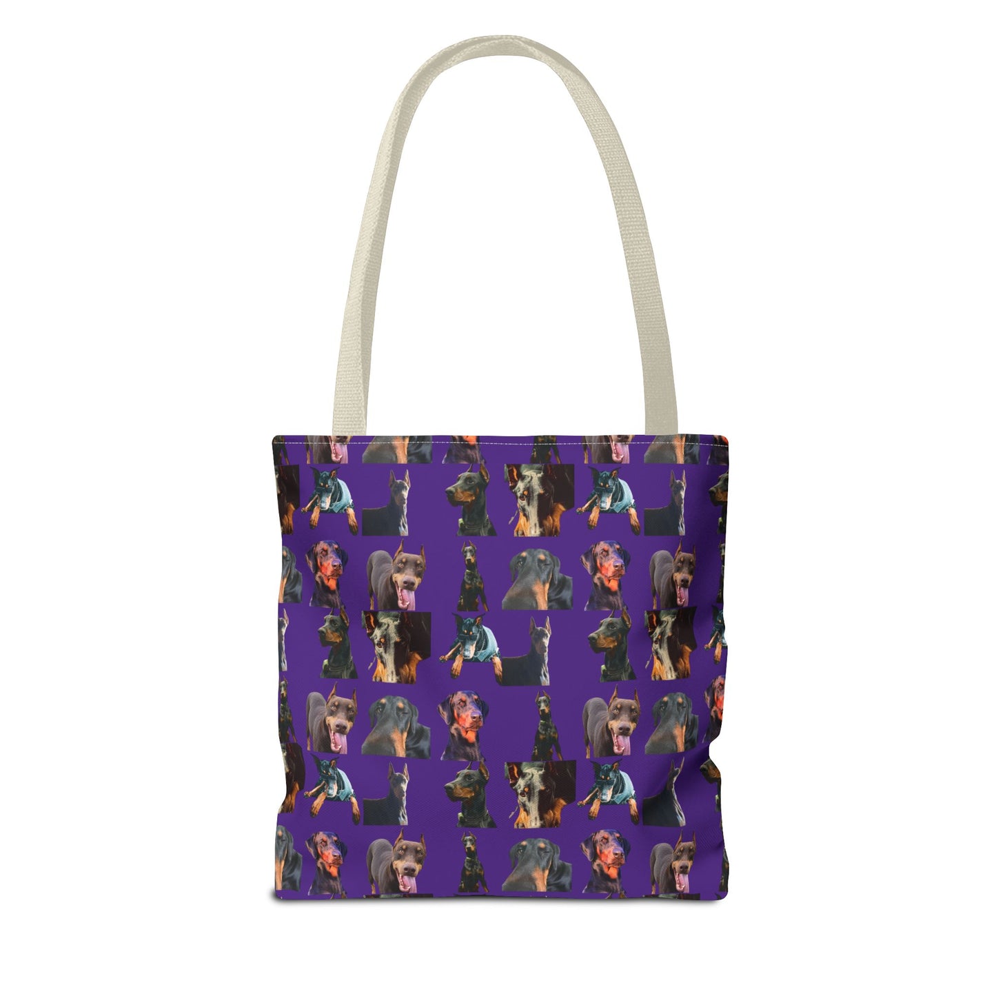 Edition 3 Doberman Model Pattern Purple Tote Bag