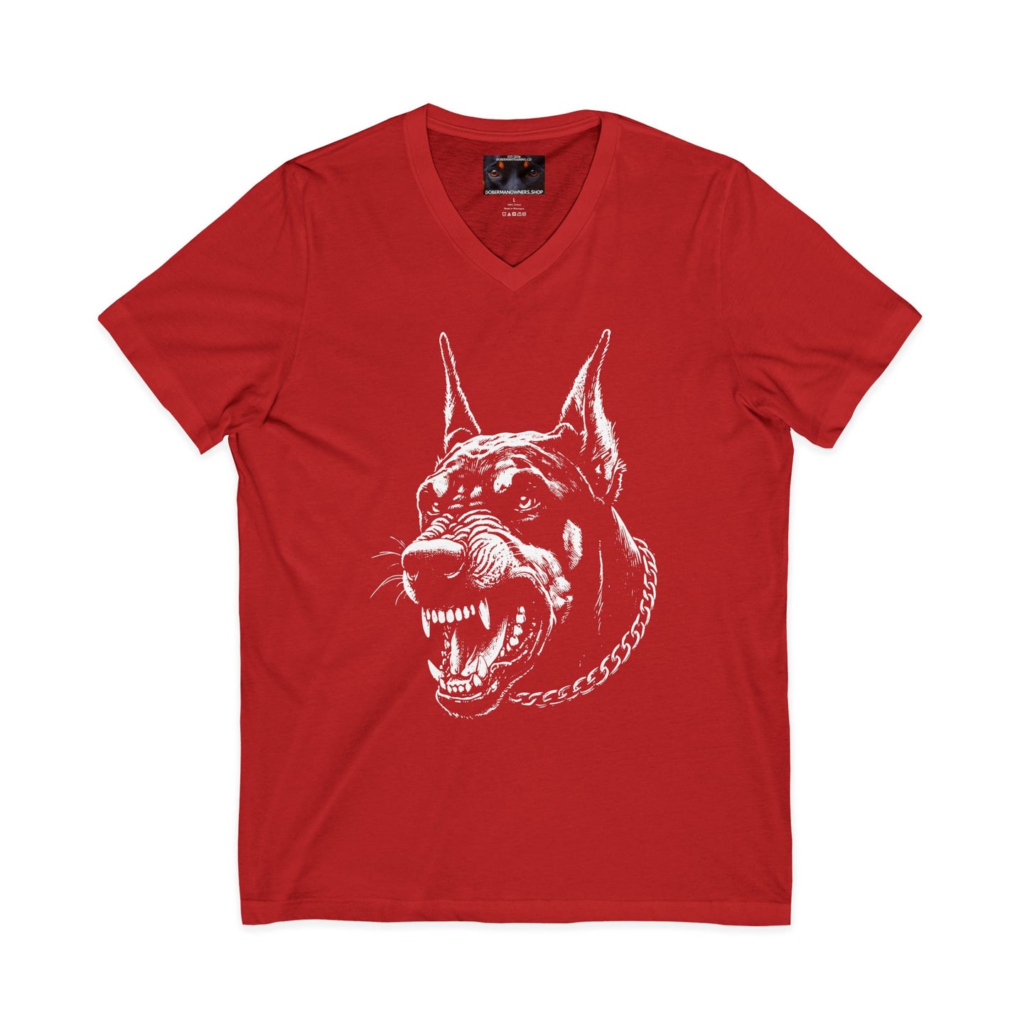 Protect 1 Private Label Unisex Jersey Short Sleeve V-Neck Tee