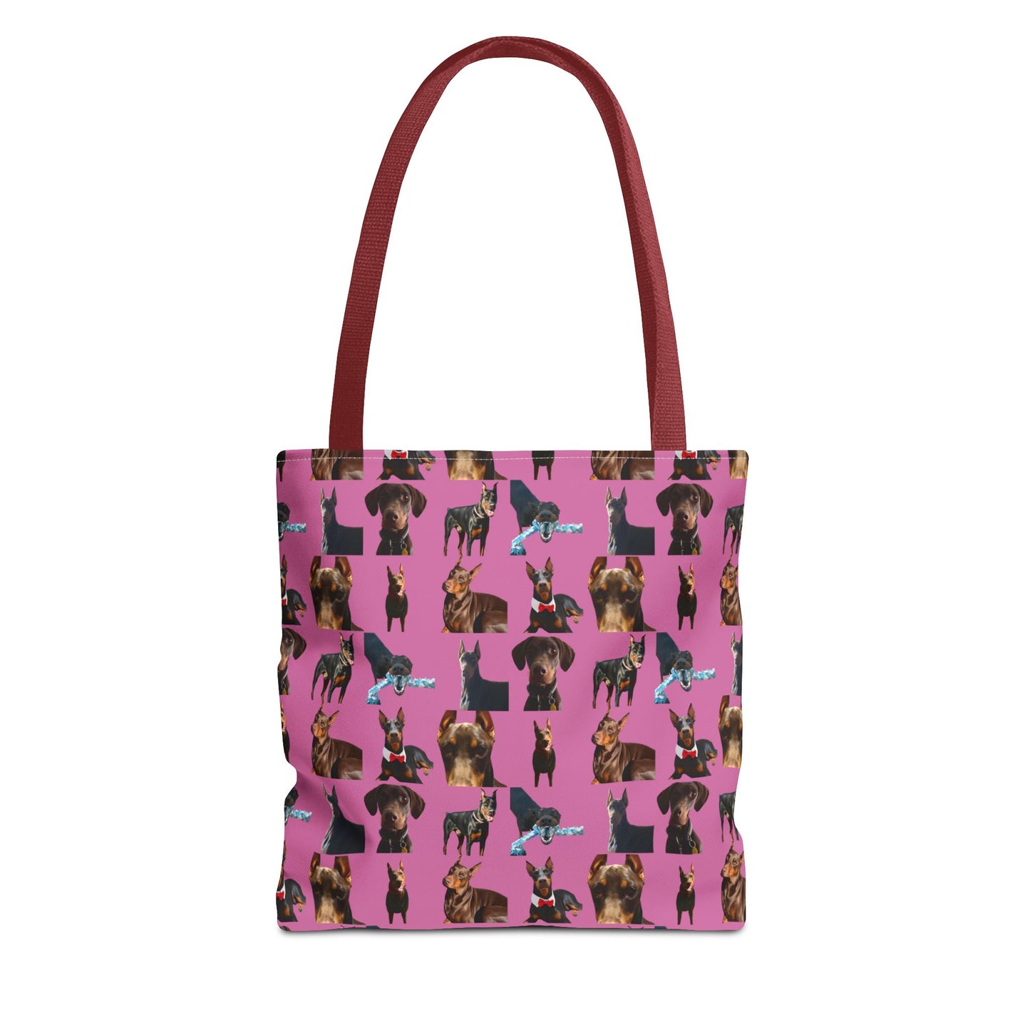 Edition 1 Doberman Model Pattern Pink Tote Bag